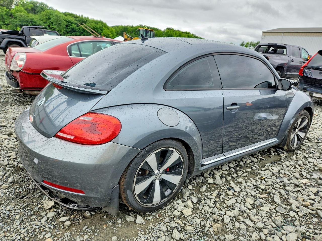 2012 Volkswagen Beetle Turbo Gray vin: 3VWVA7AT7CM640046