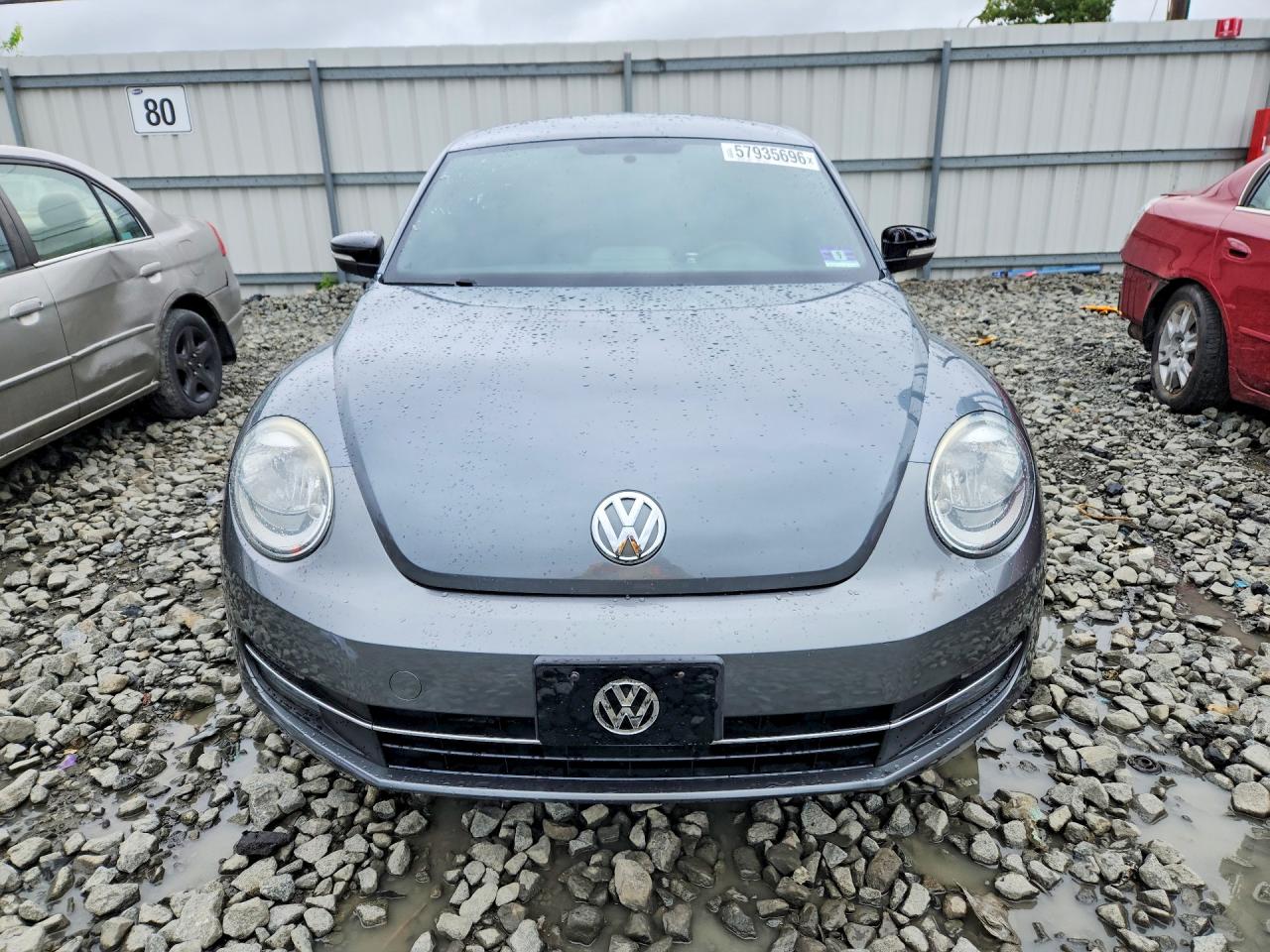 2012 Volkswagen Beetle Turbo Gray vin: 3VWVA7AT7CM640046