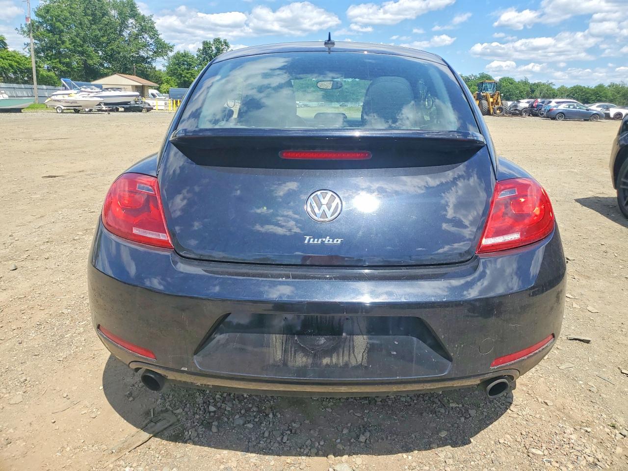 2012 Volkswagen Beetle Turbo Black vin: 3VWVA7AT8CM665389