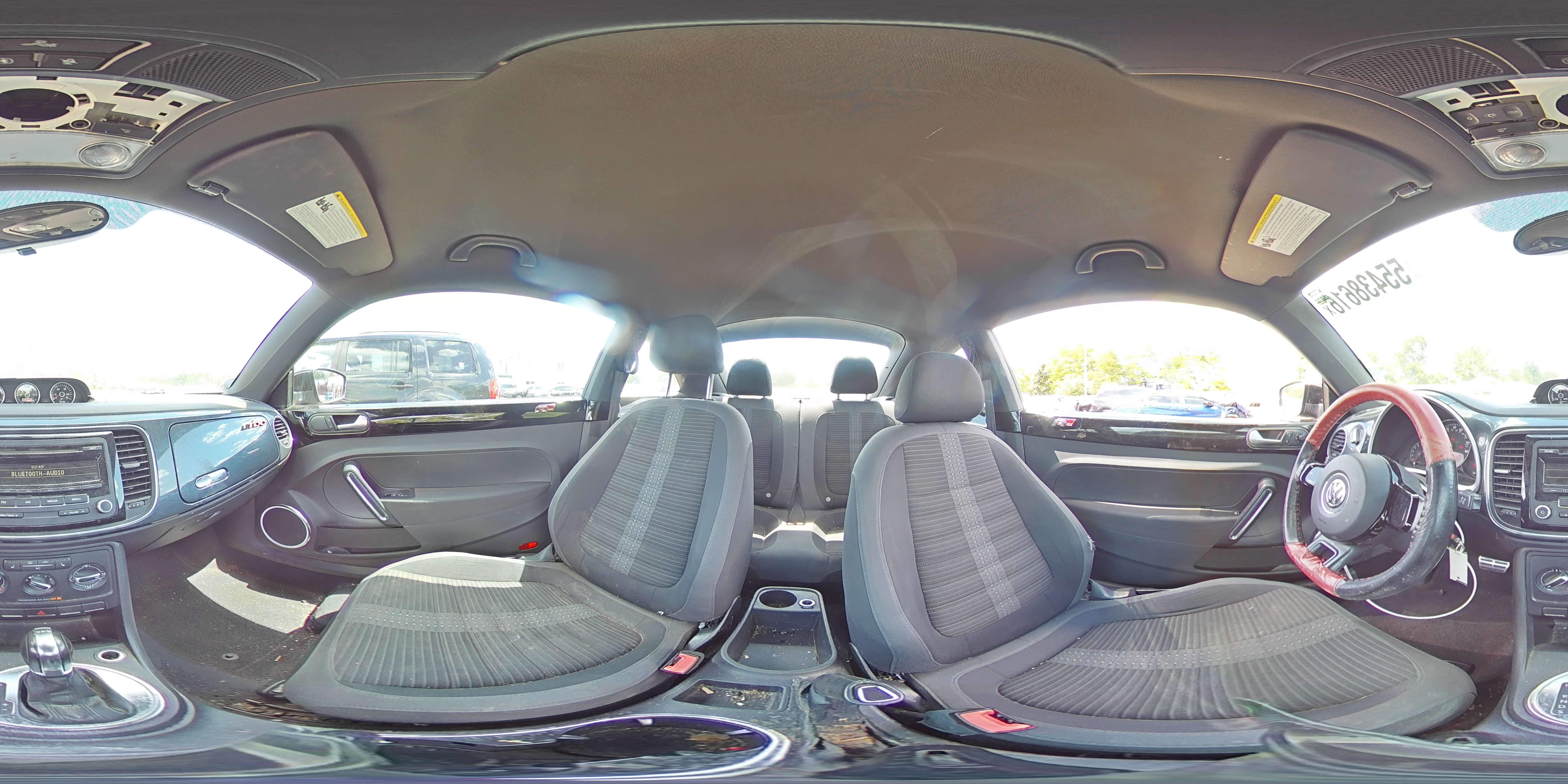 2012 Volkswagen Beetle Turbo Black vin: 3VWVA7AT8CM665389