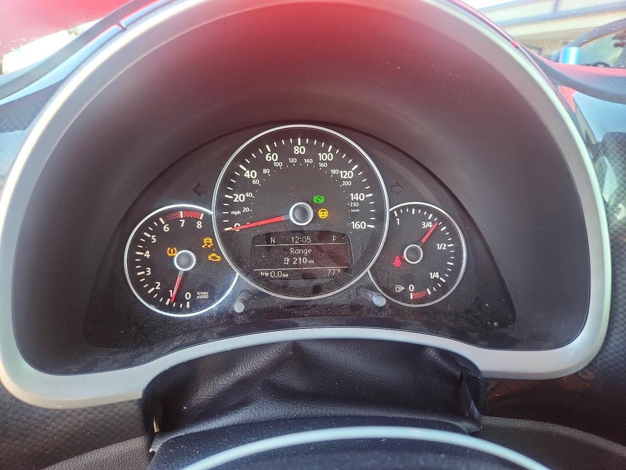 2012 Volkswagen Beetle Turbo Красный vin: 3VWVA7AT9CM607131
