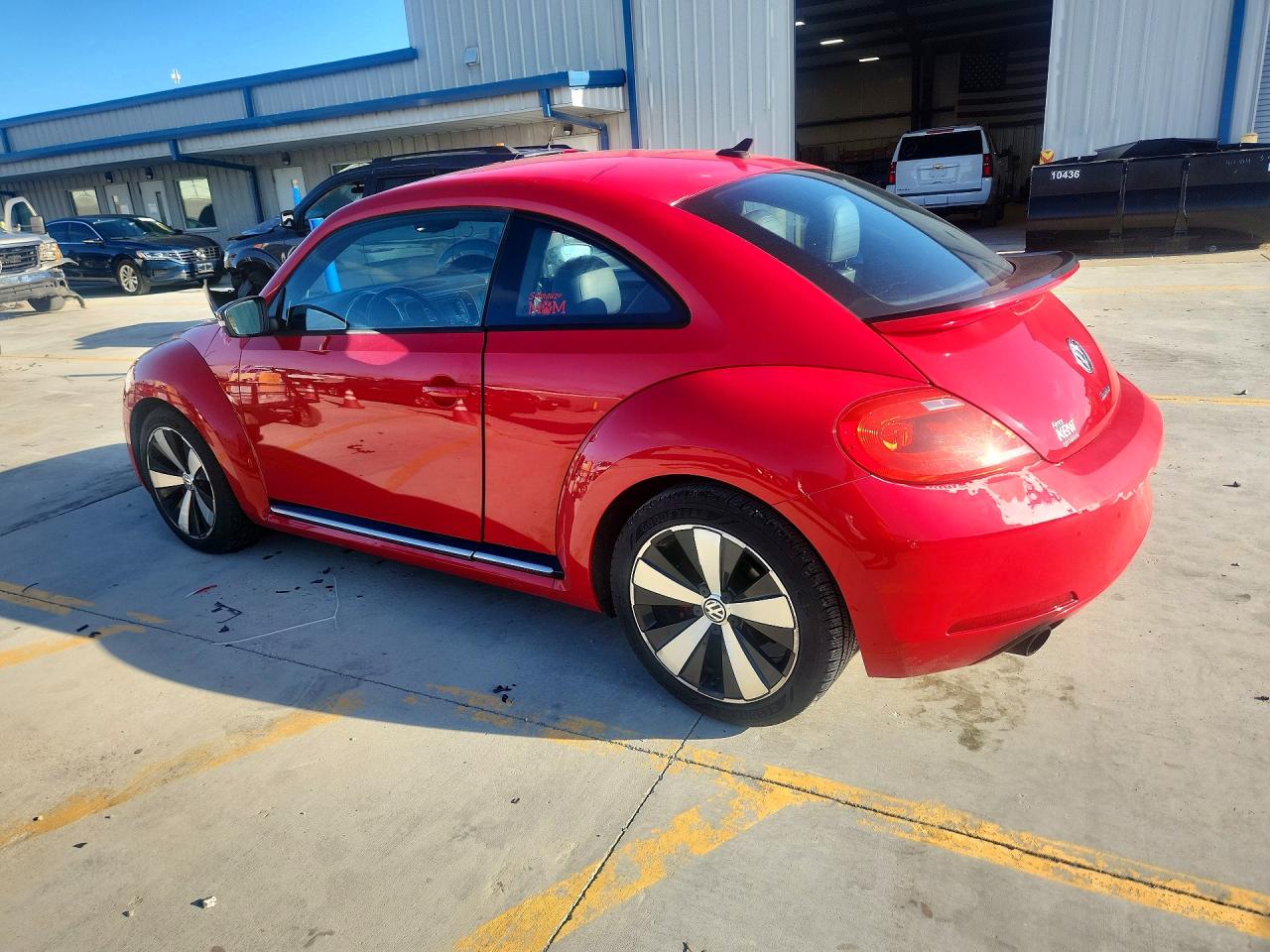 2012 Volkswagen Beetle Turbo Красный vin: 3VWVA7AT9CM607131