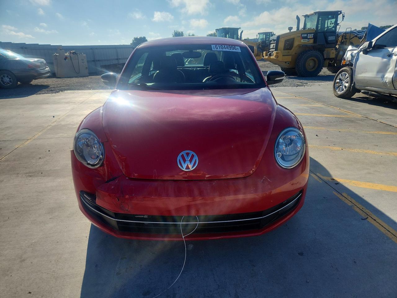 2012 Volkswagen Beetle Turbo Красный vin: 3VWVA7AT9CM607131