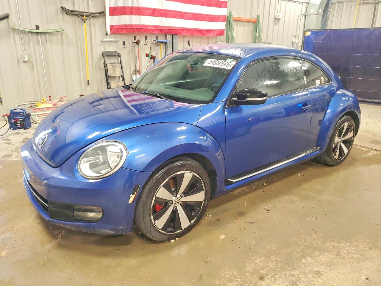 2012 Volkswagen Beetle Turbo Black vin: 3VWVA7AT9CM608974