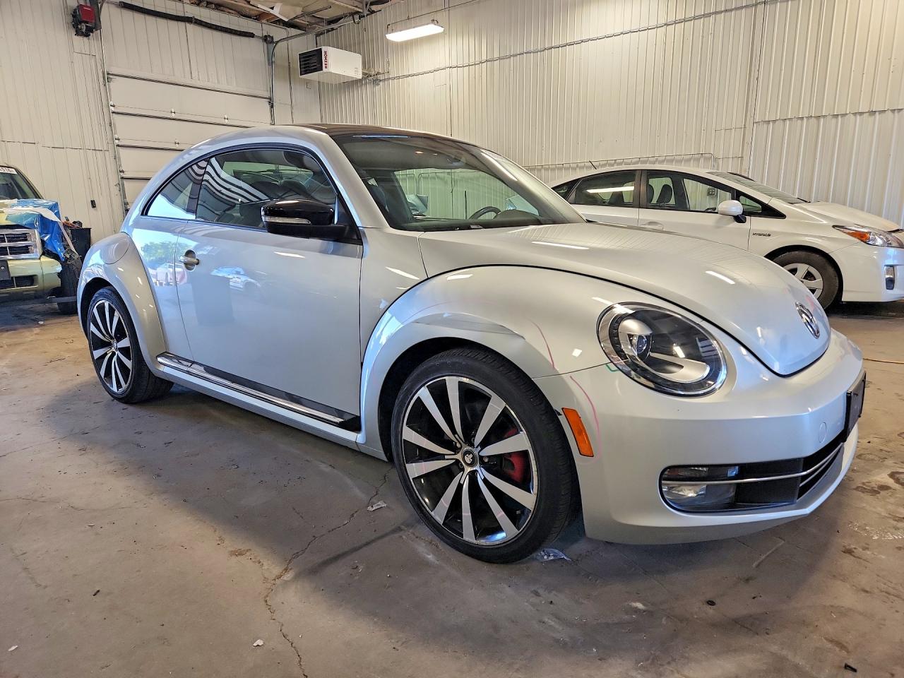 2012 Volkswagen Beetle Turbo Silver vin: 3VWVA7AT9CM630246