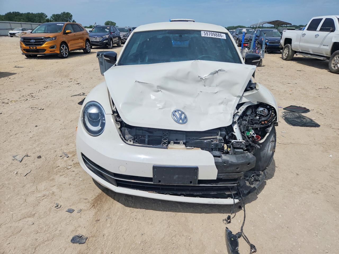 2012 Volkswagen Beetle Turbo Белый vin: 3VWVA7AT9CM643885