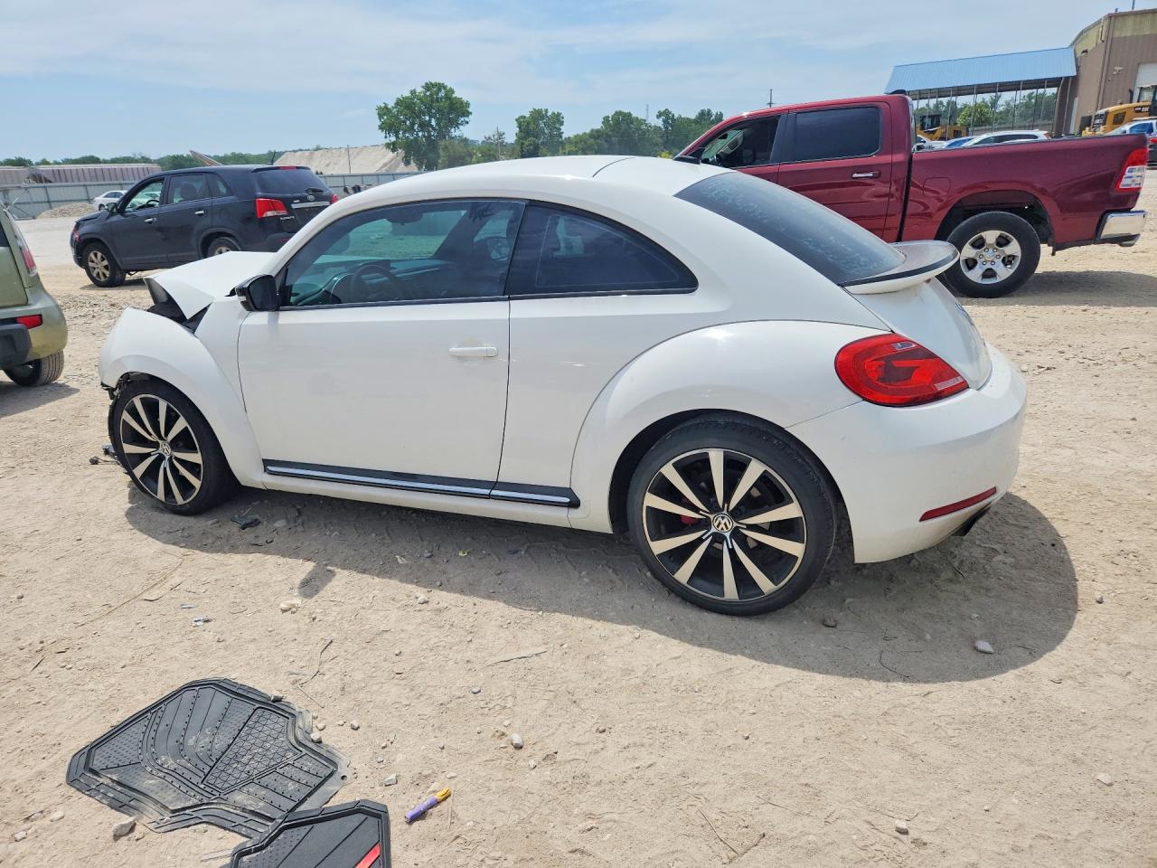 2012 Volkswagen Beetle Turbo Белый vin: 3VWVA7AT9CM643885