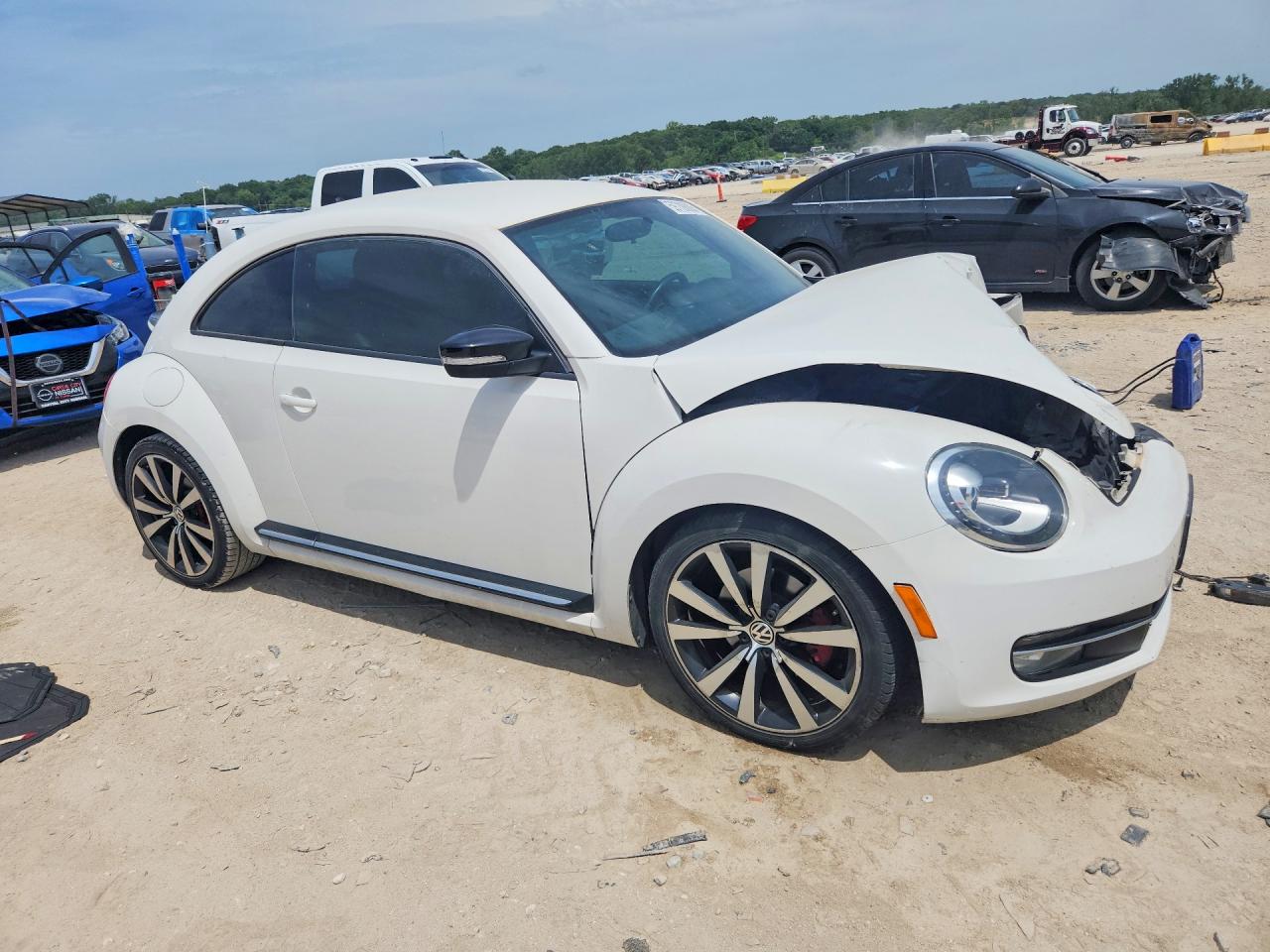 2012 Volkswagen Beetle Turbo Белый vin: 3VWVA7AT9CM643885