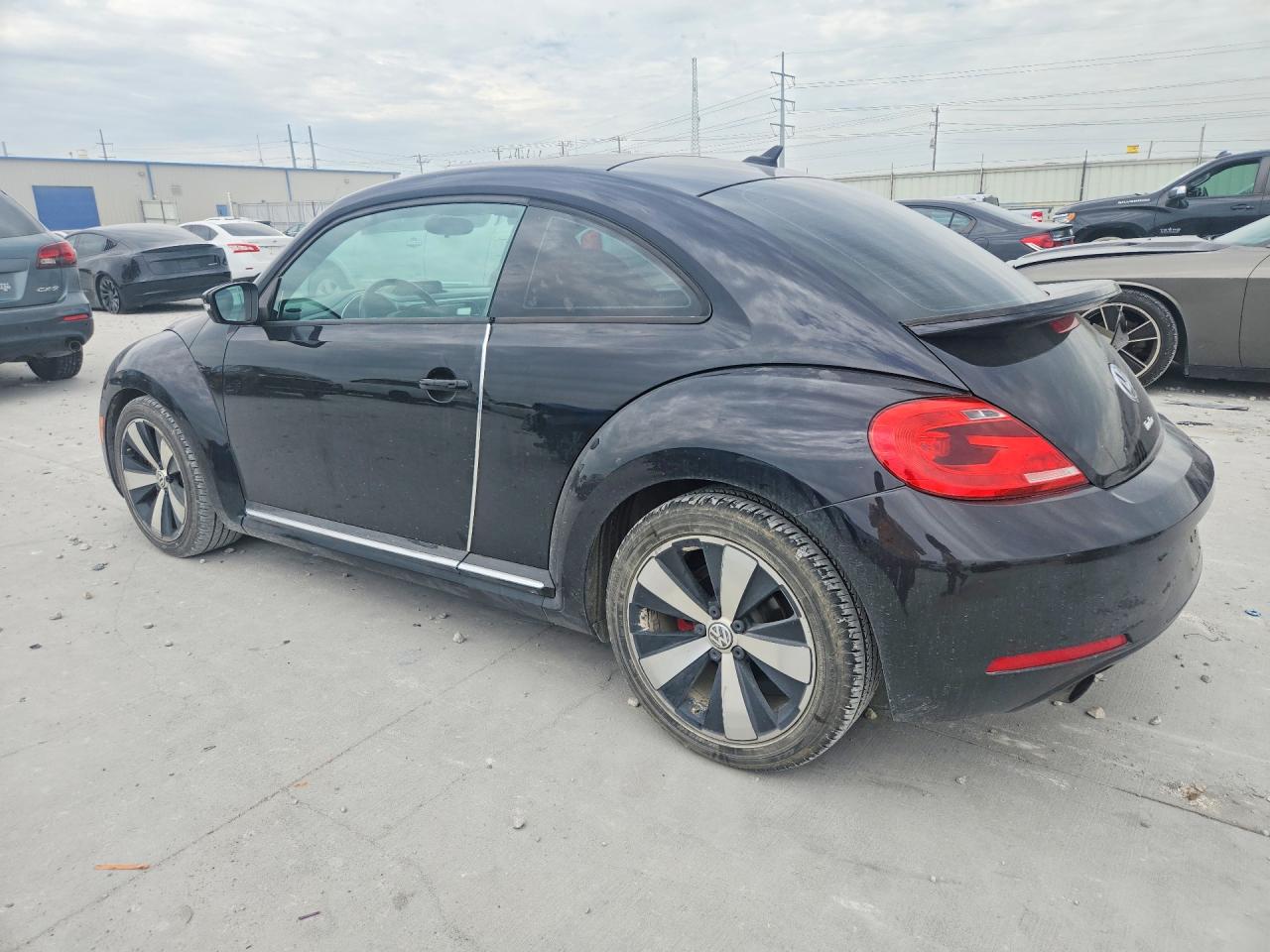 2012 Volkswagen Beetle Turbo Black vin: 3VWVA7AT9CM652991