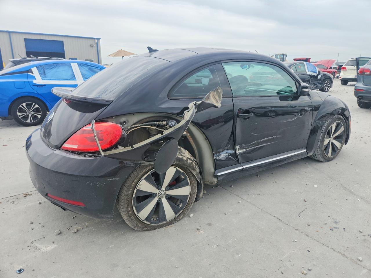 2012 Volkswagen Beetle Turbo Black vin: 3VWVA7AT9CM652991