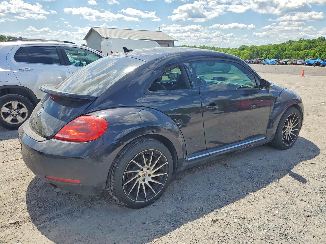 2013 Volkswagen Beetle Turbo Black vin: 3VWVA7ATXDM646506