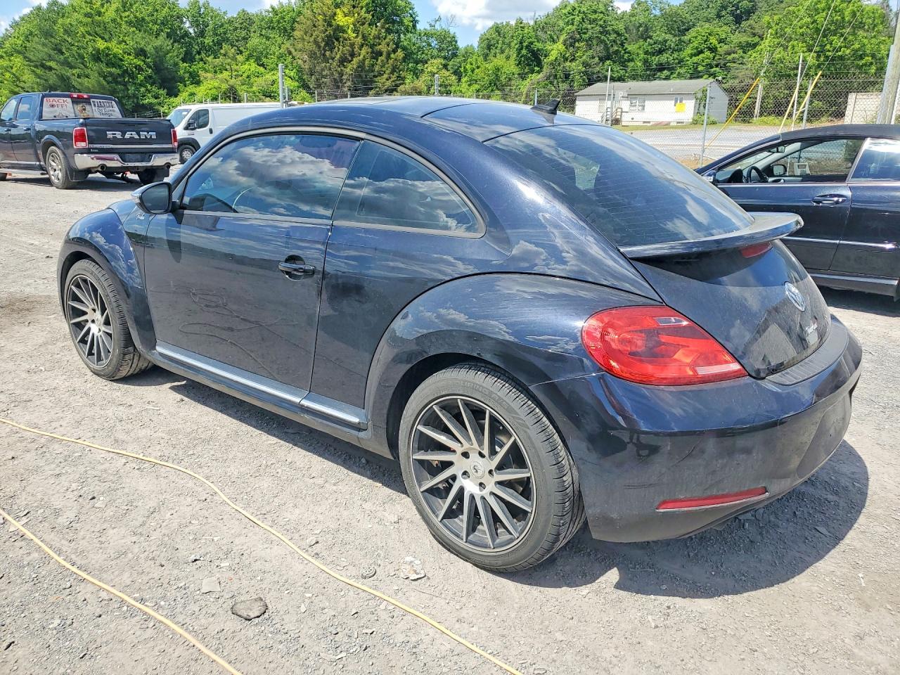 2013 Volkswagen Beetle Turbo Black vin: 3VWVA7ATXDM646506