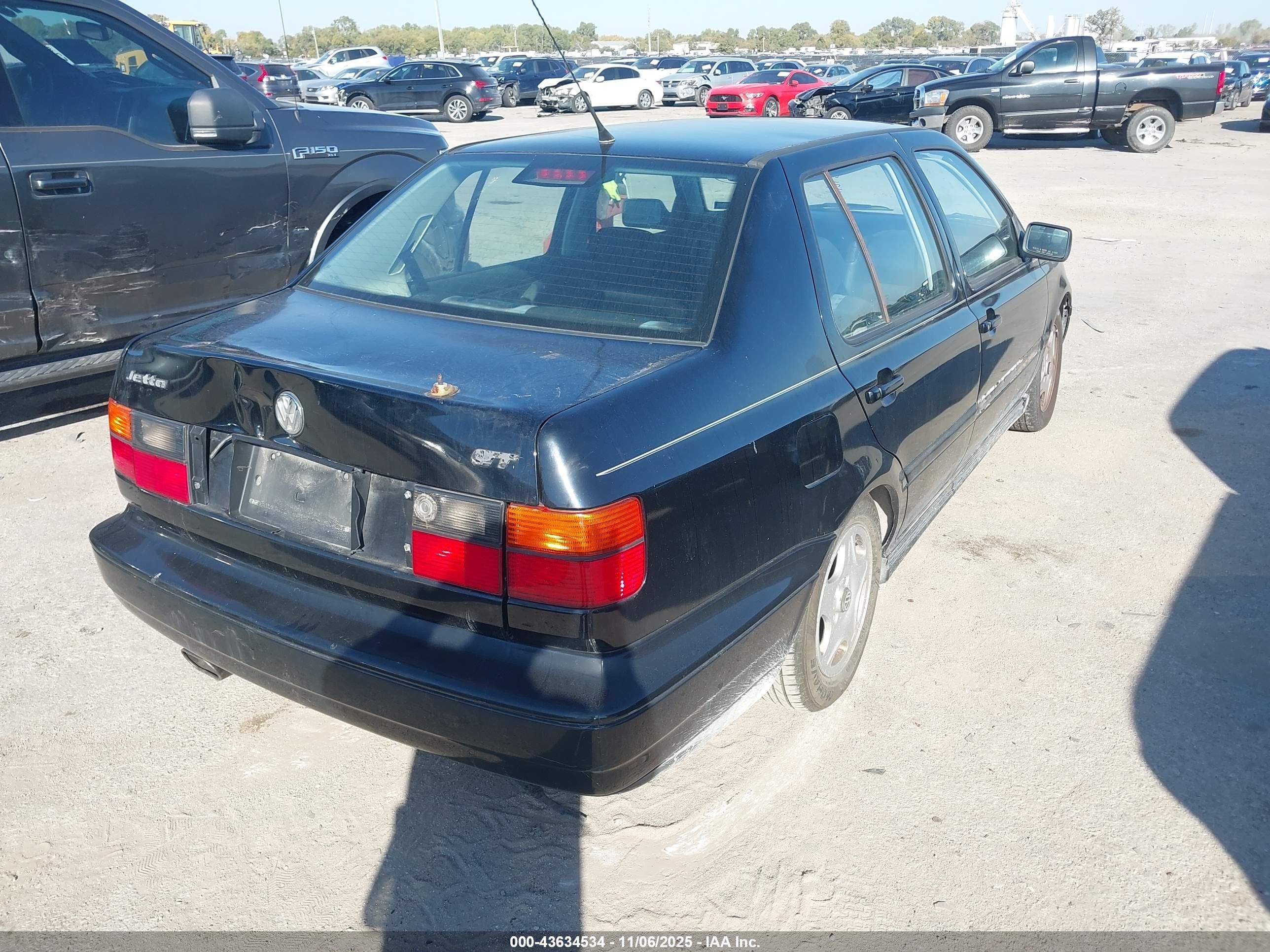 1997 Volkswagen Jetta Gt Gray vin: 3VWVA81H3VM129440