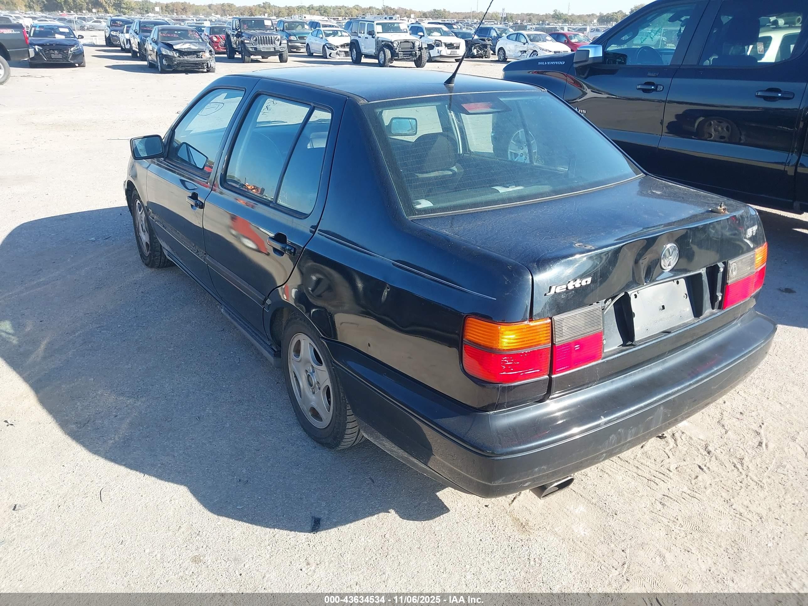 1997 Volkswagen Jetta Gt Gray vin: 3VWVA81H3VM129440