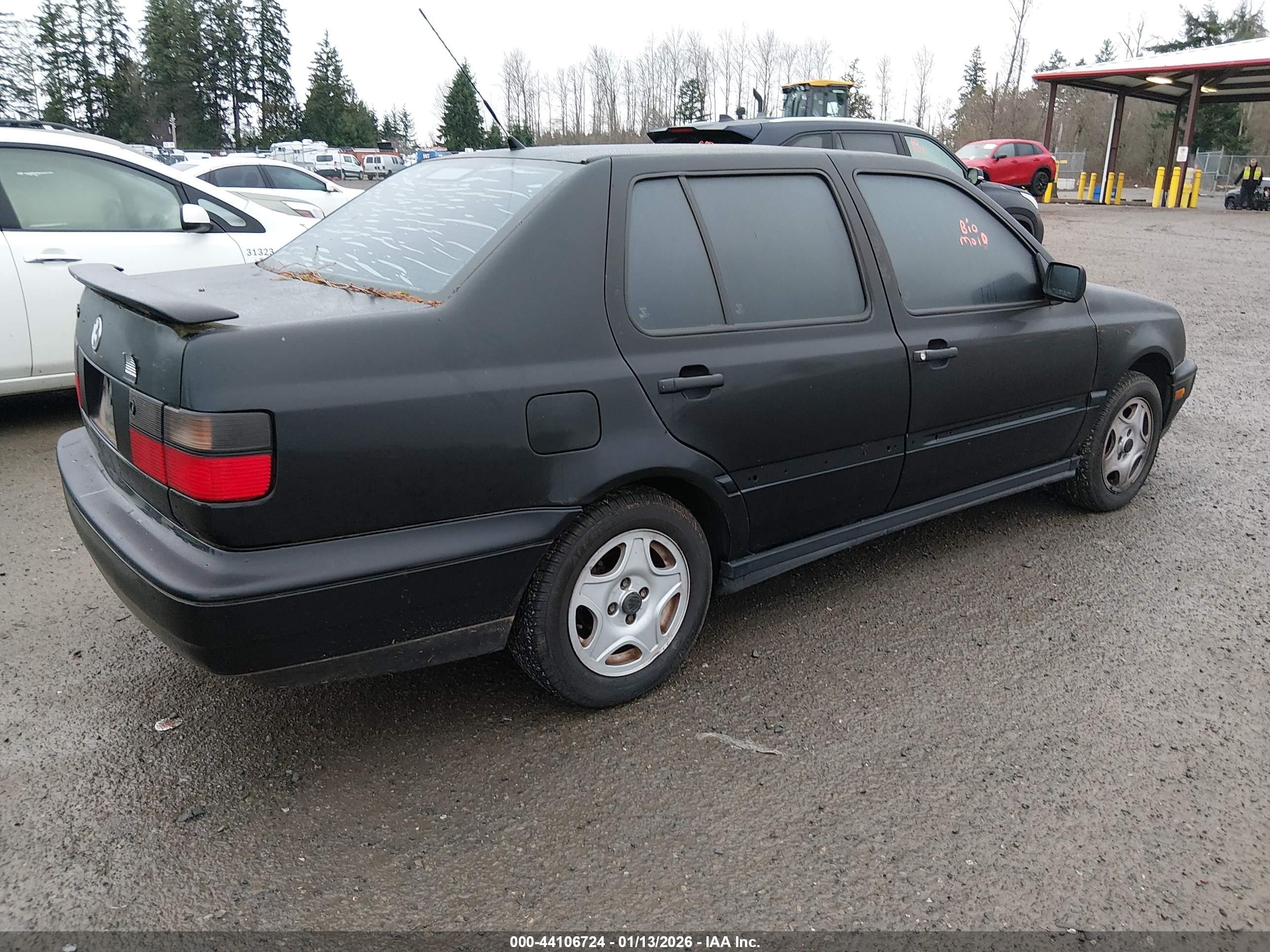 1997 Volkswagen Jetta Gt Black vin: 3VWVB81H8VM024583