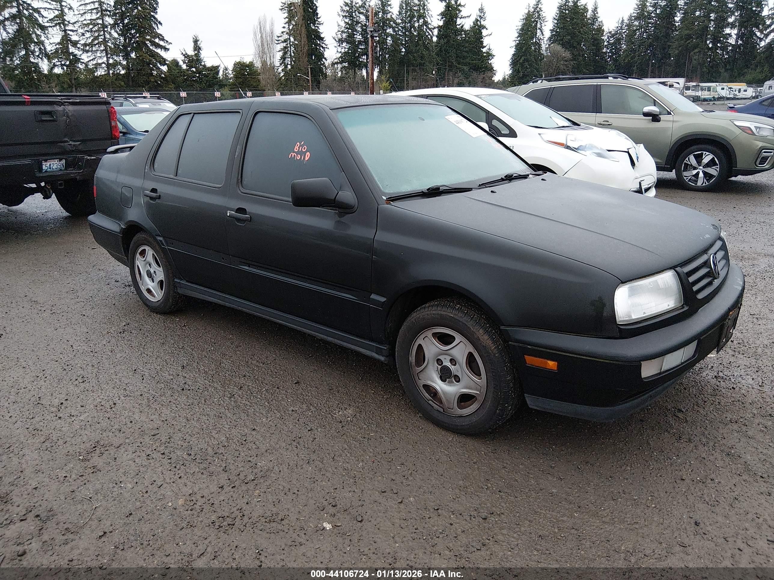 1997 Volkswagen Jetta Gt Black vin: 3VWVB81H8VM024583
