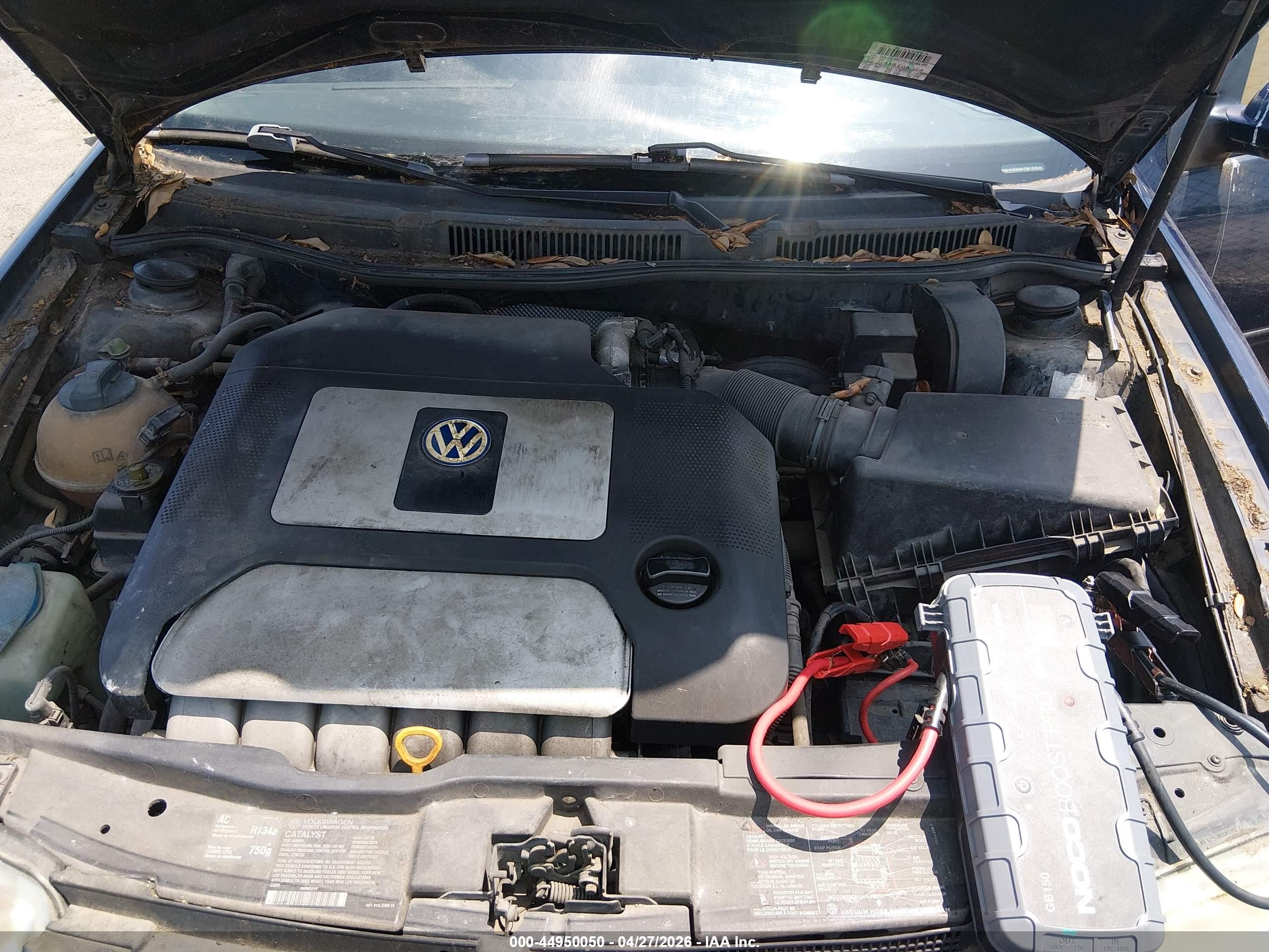 2002 Volkswagen Jetta Gli Blue vin: 3VWVH69M42M193595