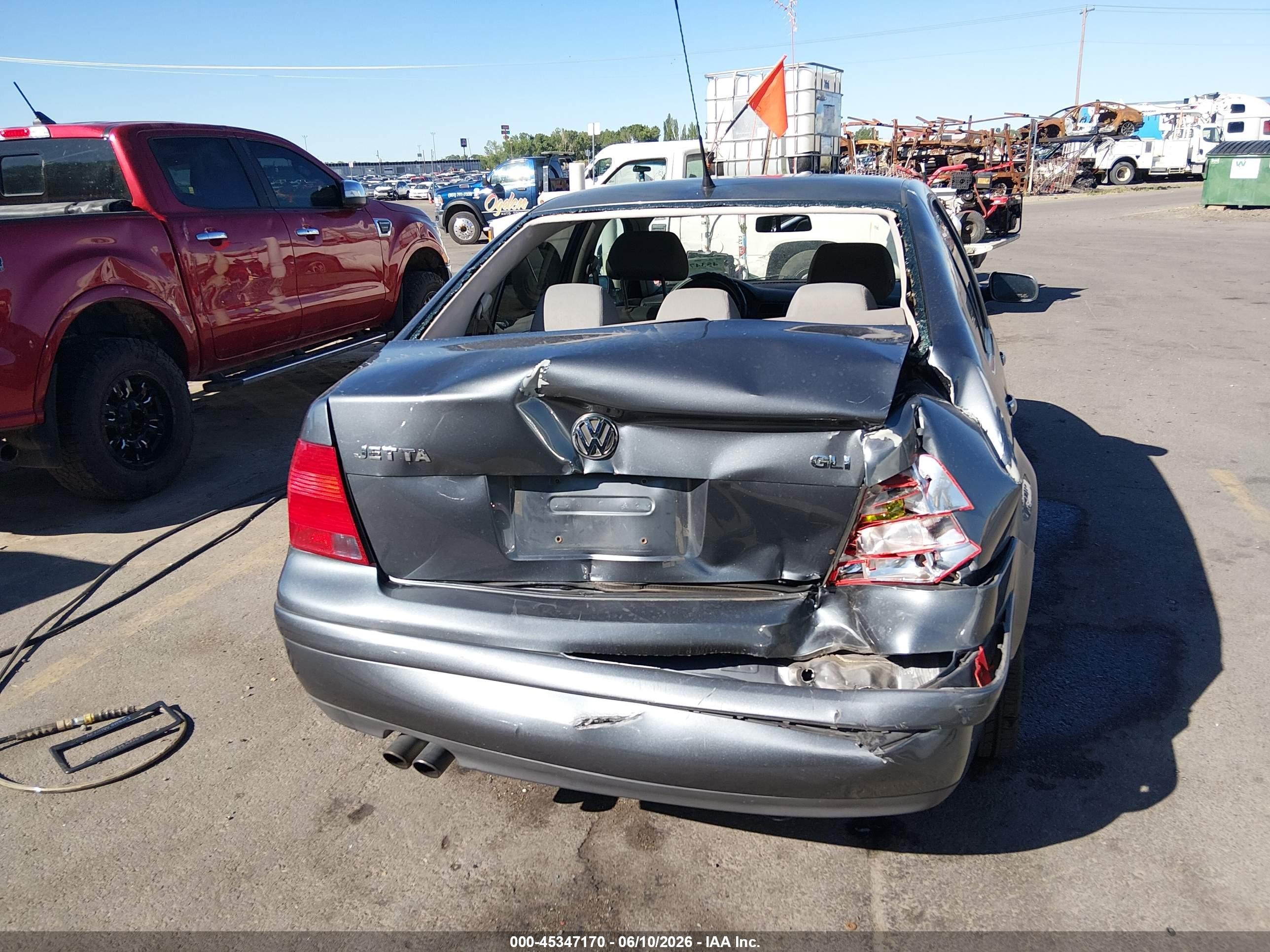 2003 Volkswagen Jetta Gli Gray vin: 3VWVH69M73M101137
