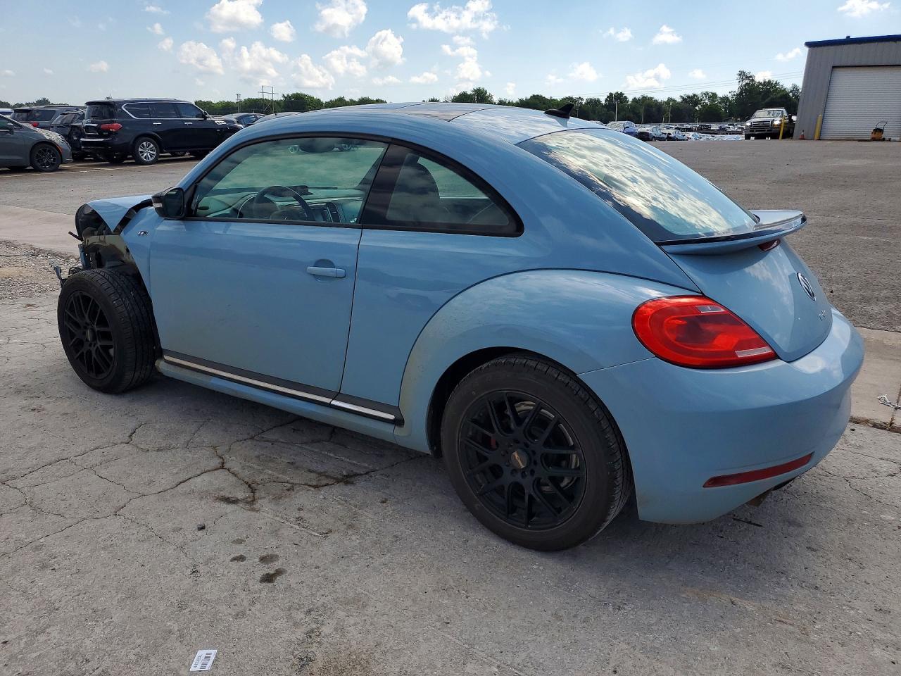 2014 Volkswagen Beetle R-line Blue vin: 3VWVT7AT0EM665450