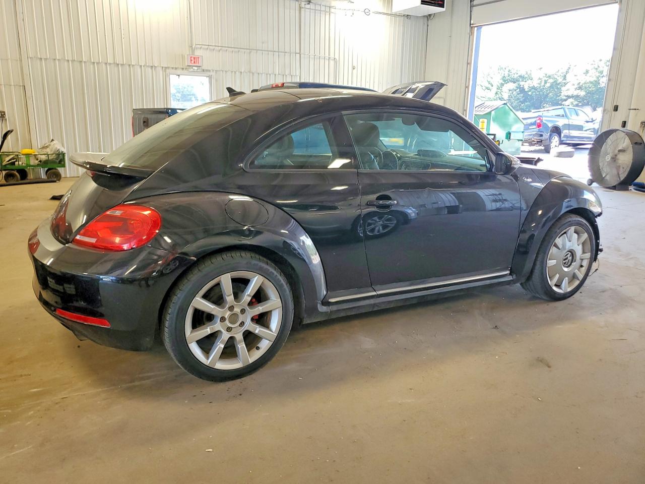 2013 Volkswagen Beetle Turbo Black vin: 3VWVT7AT1DM678741