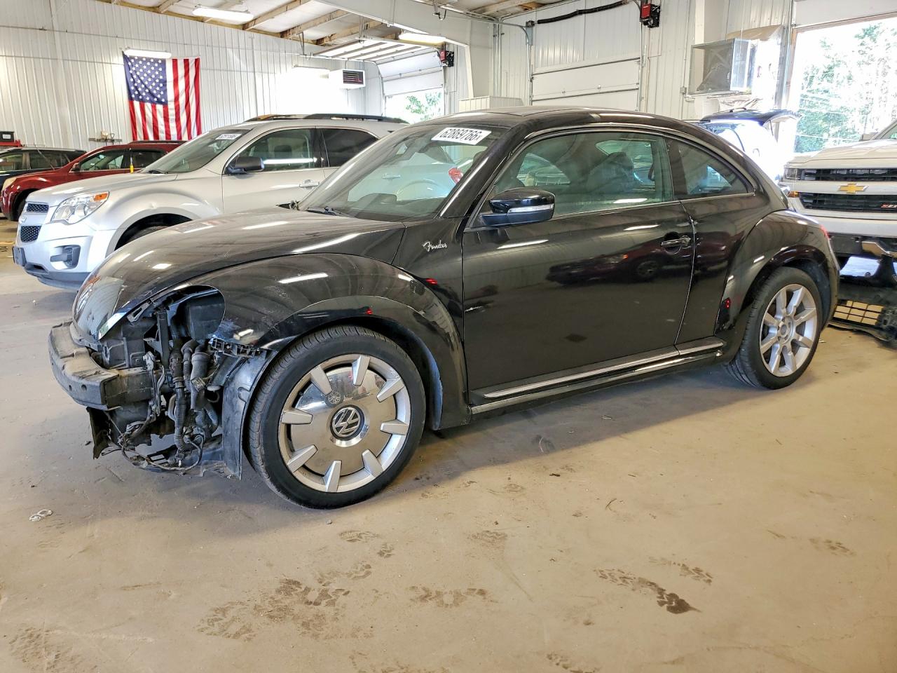 2013 Volkswagen Beetle Turbo Black vin: 3VWVT7AT1DM678741