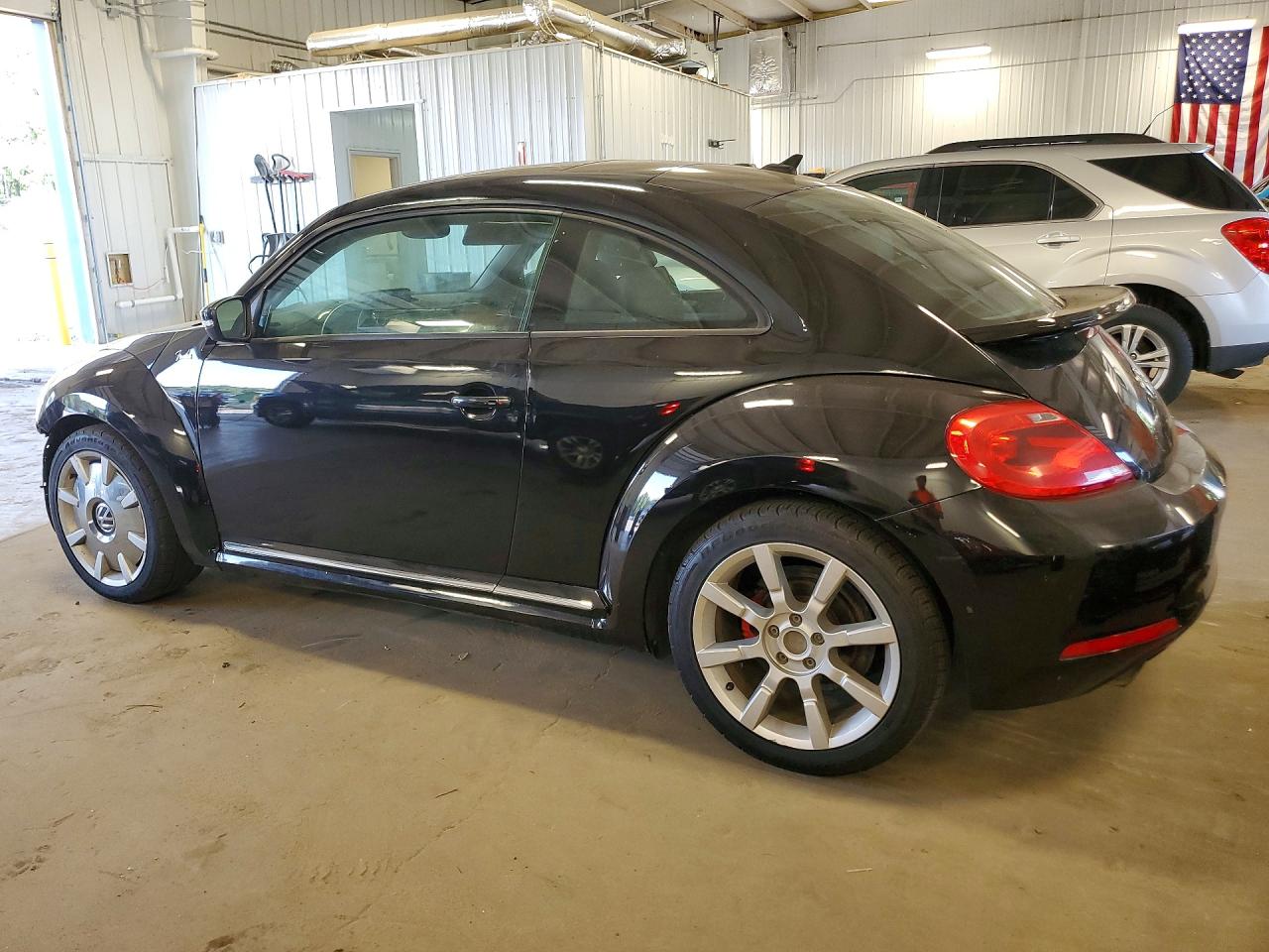 2013 Volkswagen Beetle Turbo Black vin: 3VWVT7AT1DM678741