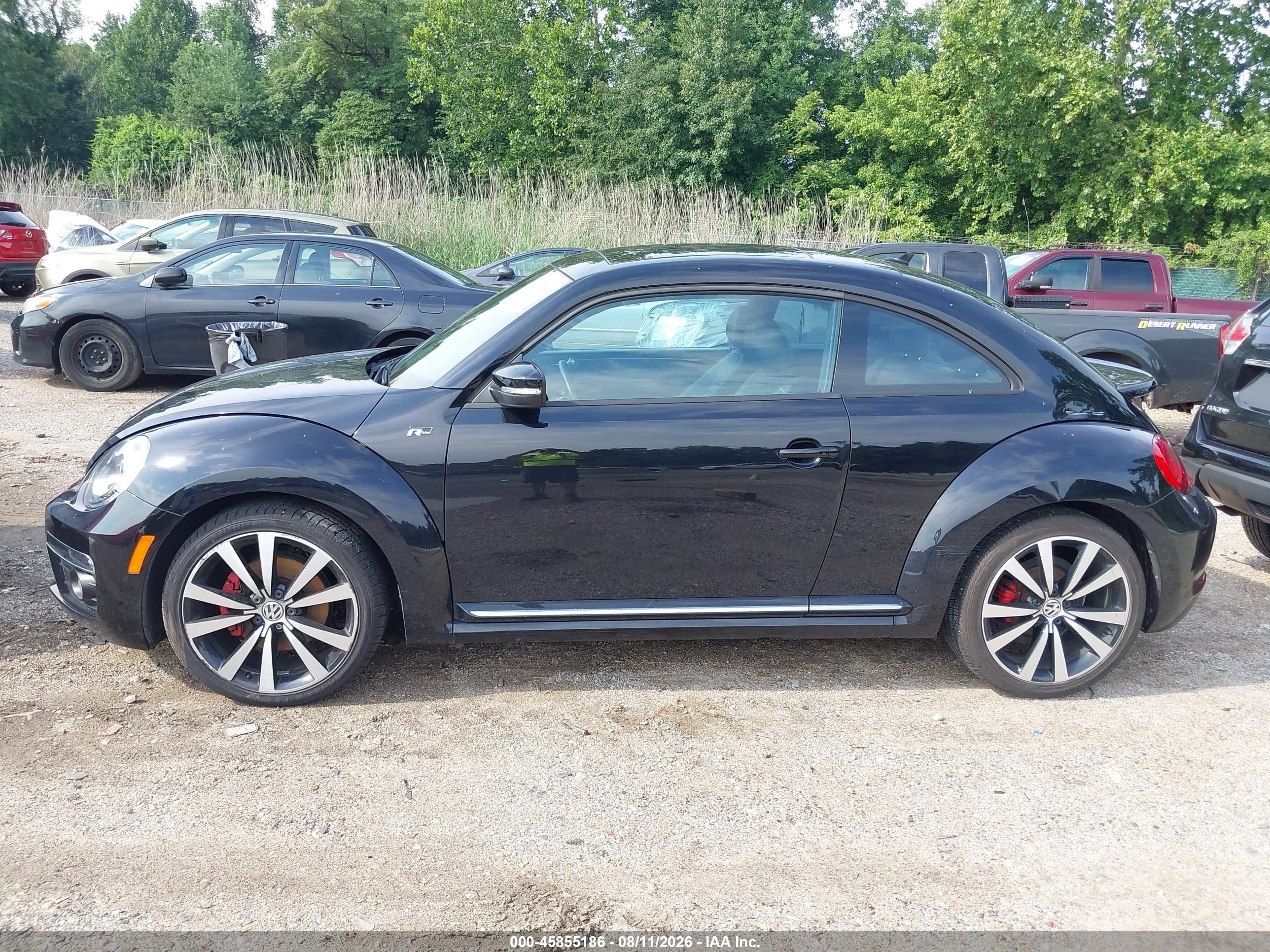 2014 Volkswagen Beetle 2.0t R-line Черный vin: 3VWVT7AT1EM630187