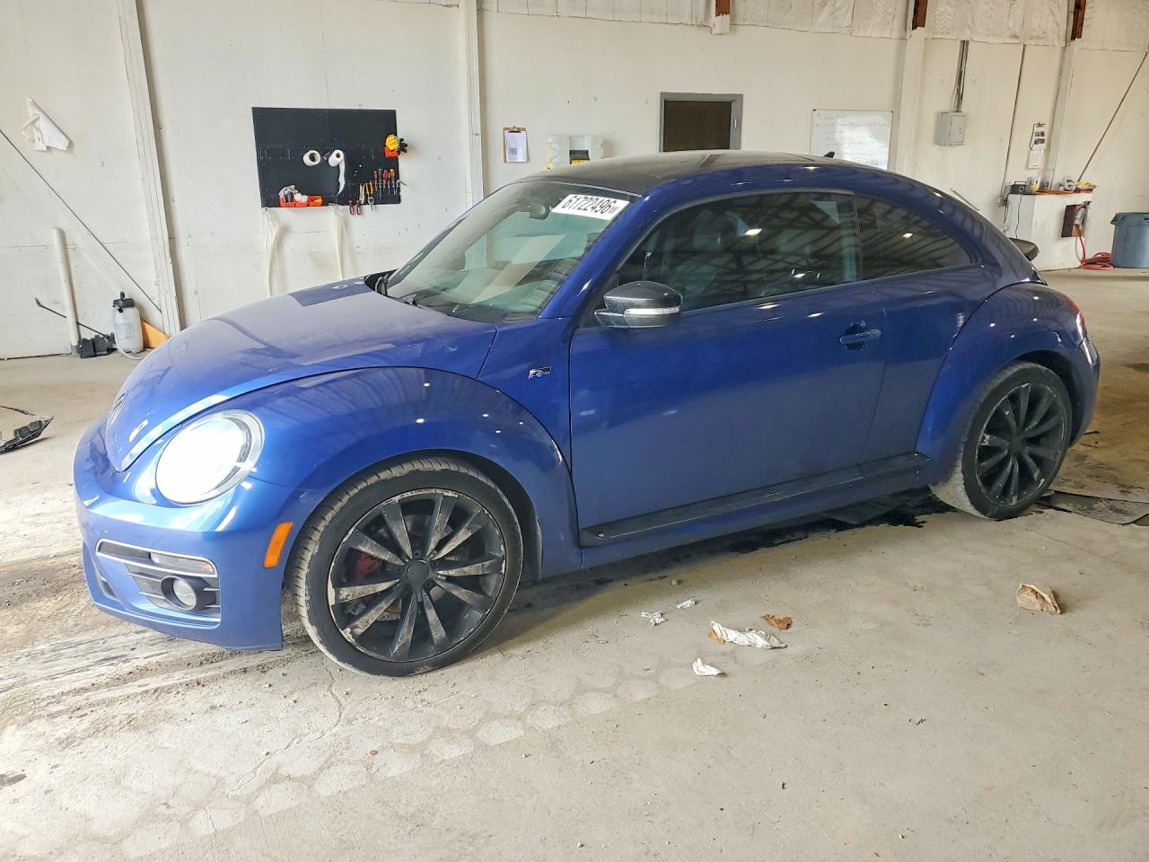 2013 Volkswagen Beetle Turbo Blue vin: 3VWVT7AT2DM685827