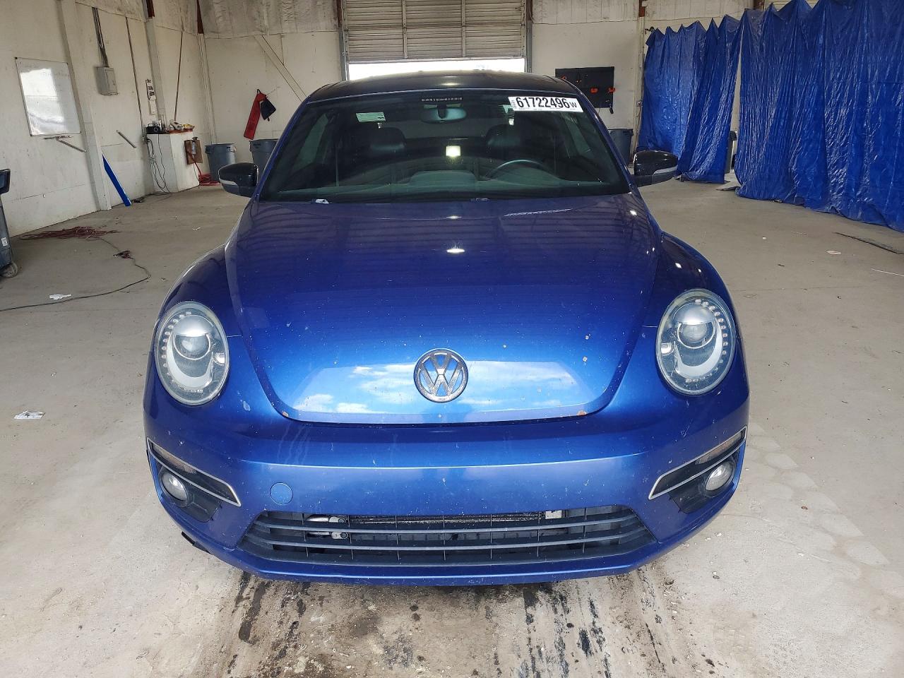 2013 Volkswagen Beetle Turbo Blue vin: 3VWVT7AT2DM685827