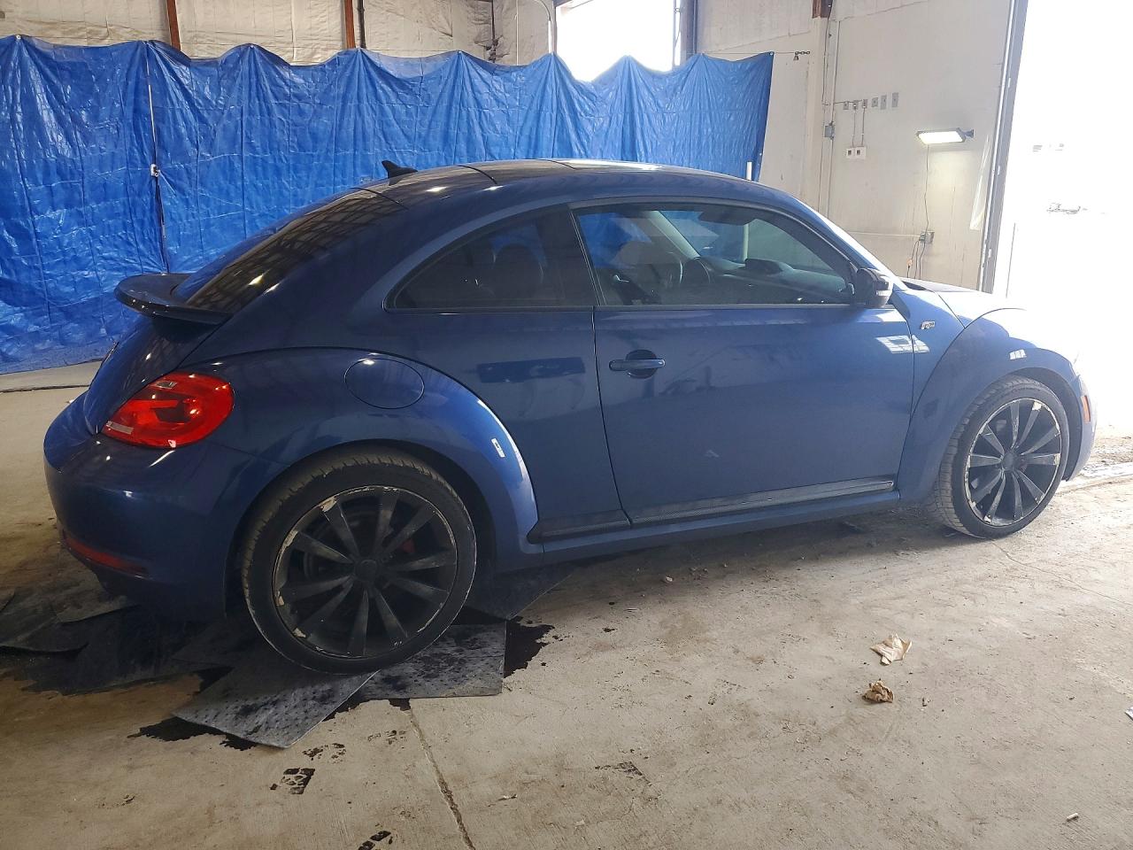 2013 Volkswagen Beetle Turbo Blue vin: 3VWVT7AT2DM685827