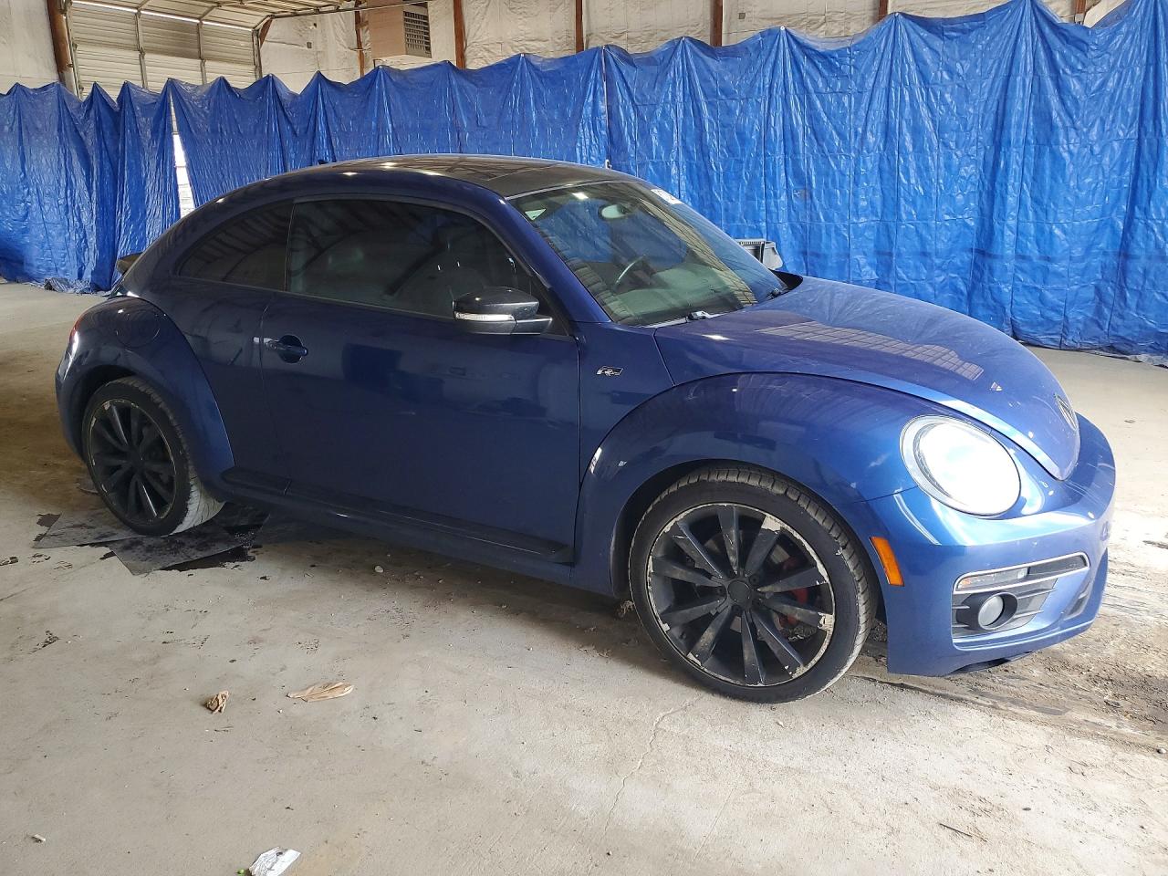 2013 Volkswagen Beetle Turbo Blue vin: 3VWVT7AT2DM685827
