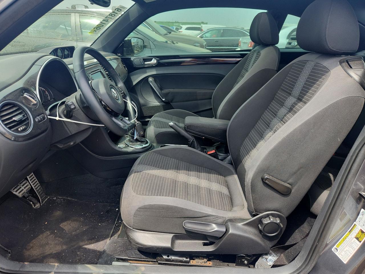 2014 Volkswagen Beetle Turbo Gray vin: 3VWVT7AT3EM608840