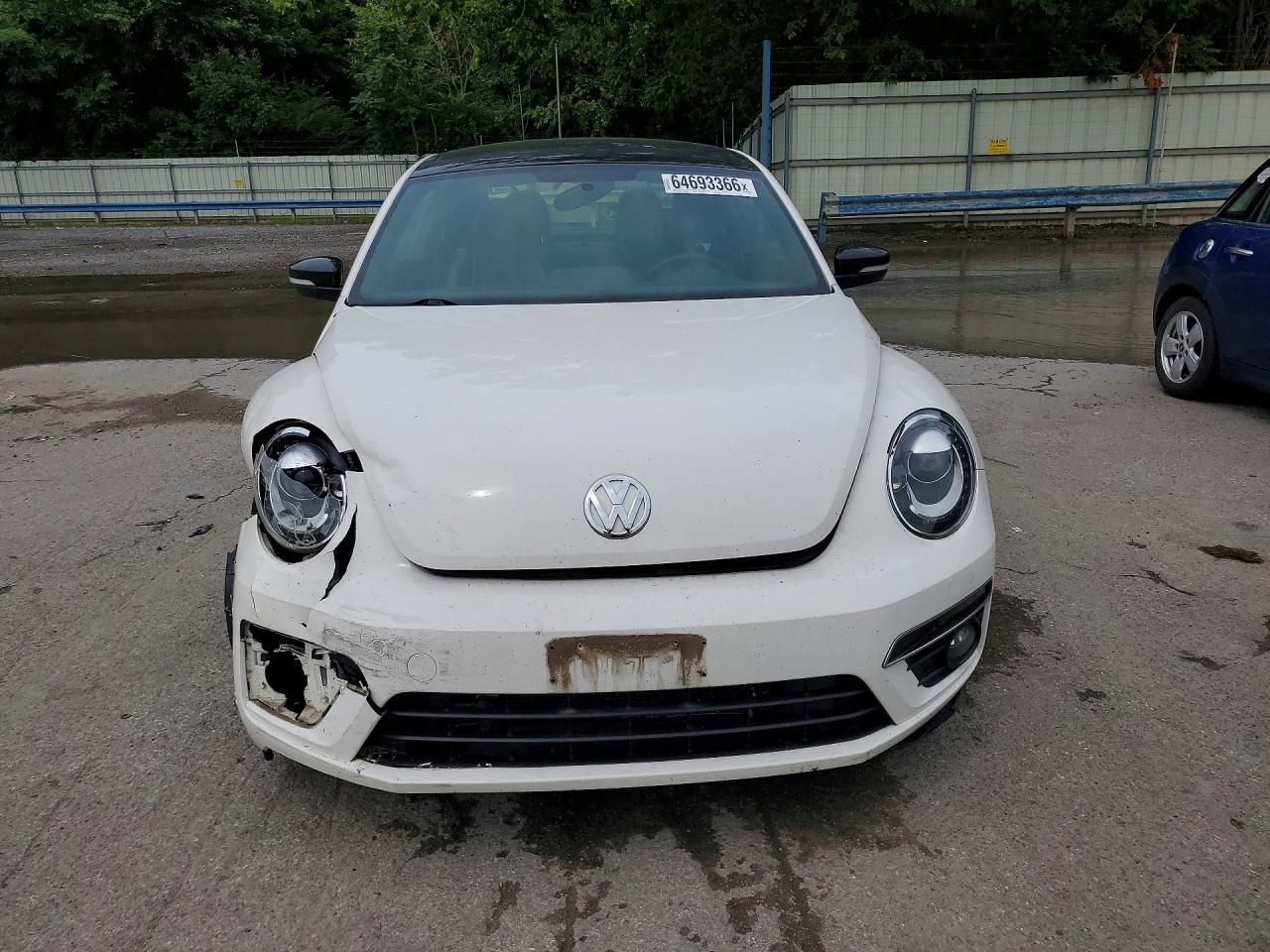2013 Volkswagen Beetle Turbo White vin: 3VWVT7AT4DM675817
