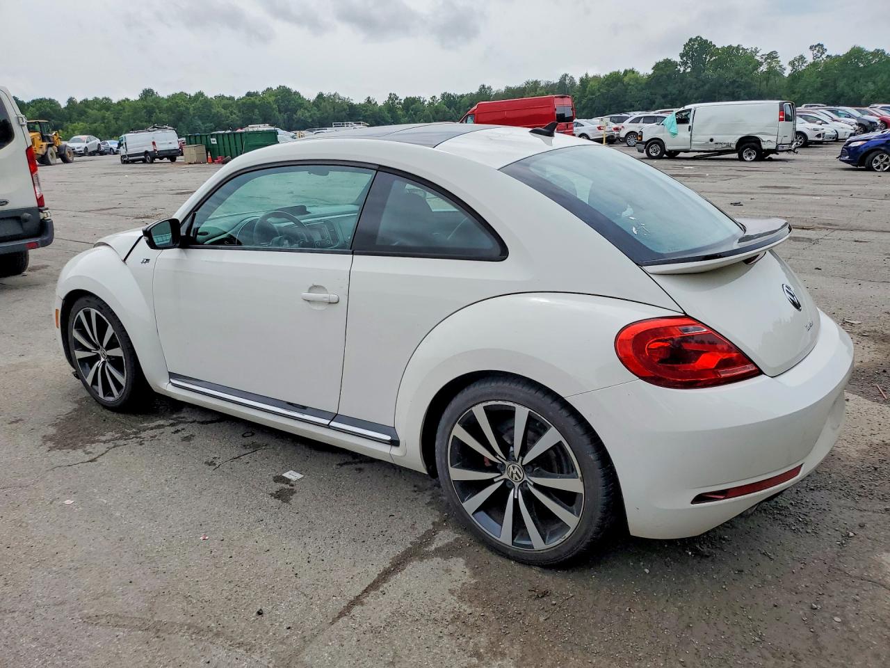2013 Volkswagen Beetle Turbo White vin: 3VWVT7AT4DM675817
