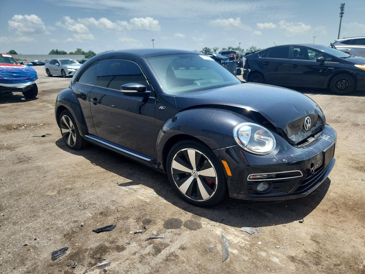 2014 Volkswagen Beetle Turbo Black vin: 3VWVT7AT5EM638468
