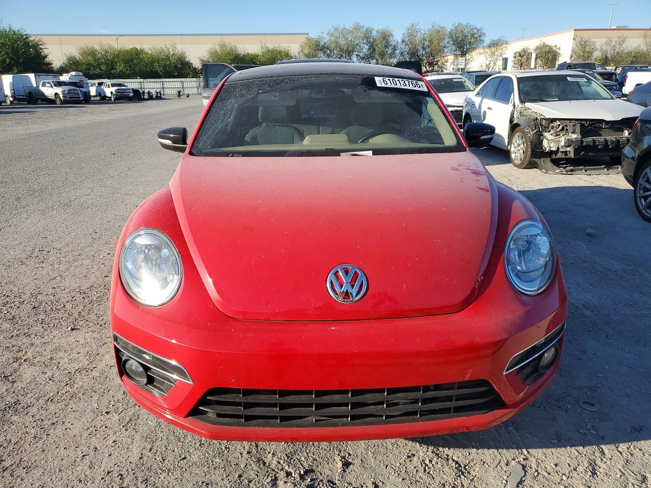 2014 Volkswagen Beetle Turbo Red vin: 3VWVT7AT6EM603552