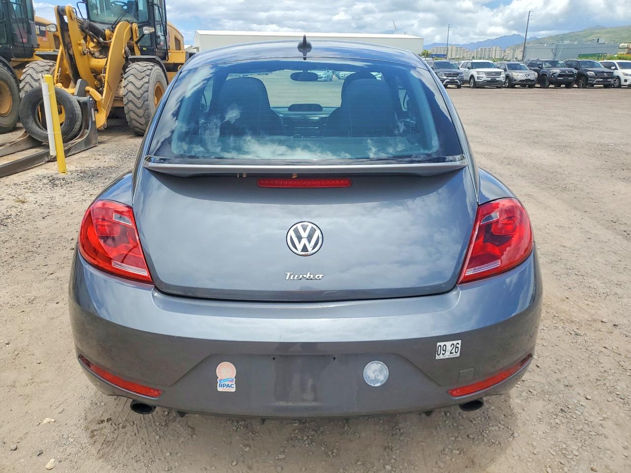 2014 Volkswagen Beetle Turbo Gray vin: 3VWVT7AT6EM662472
