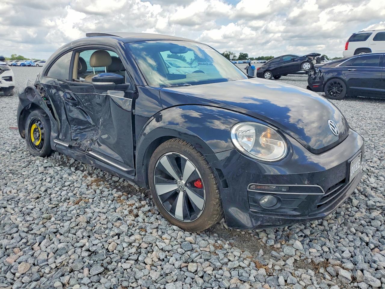 2013 Volkswagen Beetle Turbo Черный vin: 3VWVT7AT7DM681966
