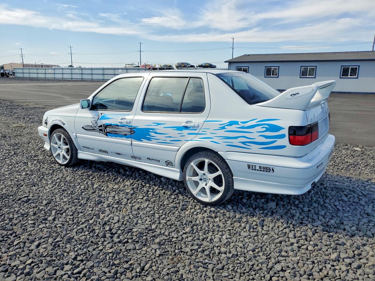 1996 Volkswagen Jetta Trek White vin: 3VWWA81H0TM105498