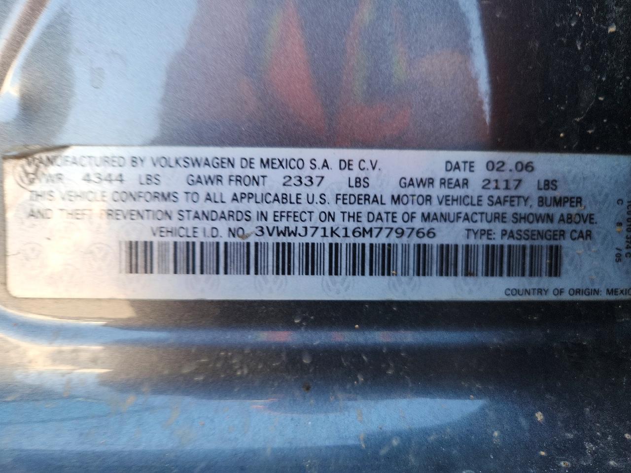 2006 Volkswagen Jetta Gli Option Package 1 Gray vin: 3VWWJ71K16M779766