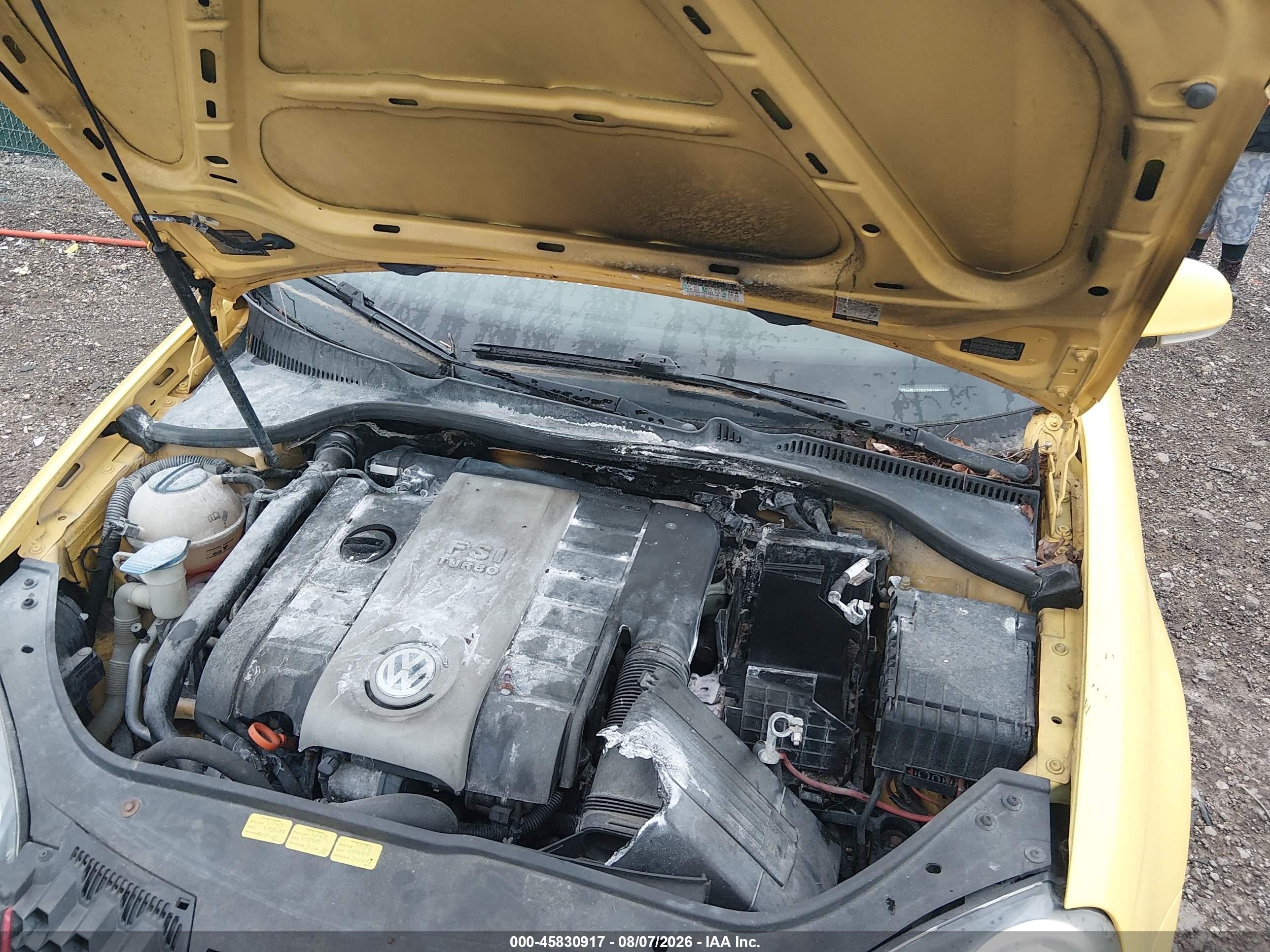2007 Volkswagen Jetta Gli Yellow vin: 3VWWJ71K97M166117