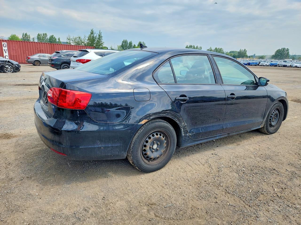 2014 Volkswagen Jetta Tdi Black vin: 3VWWL7AJ0EM300396
