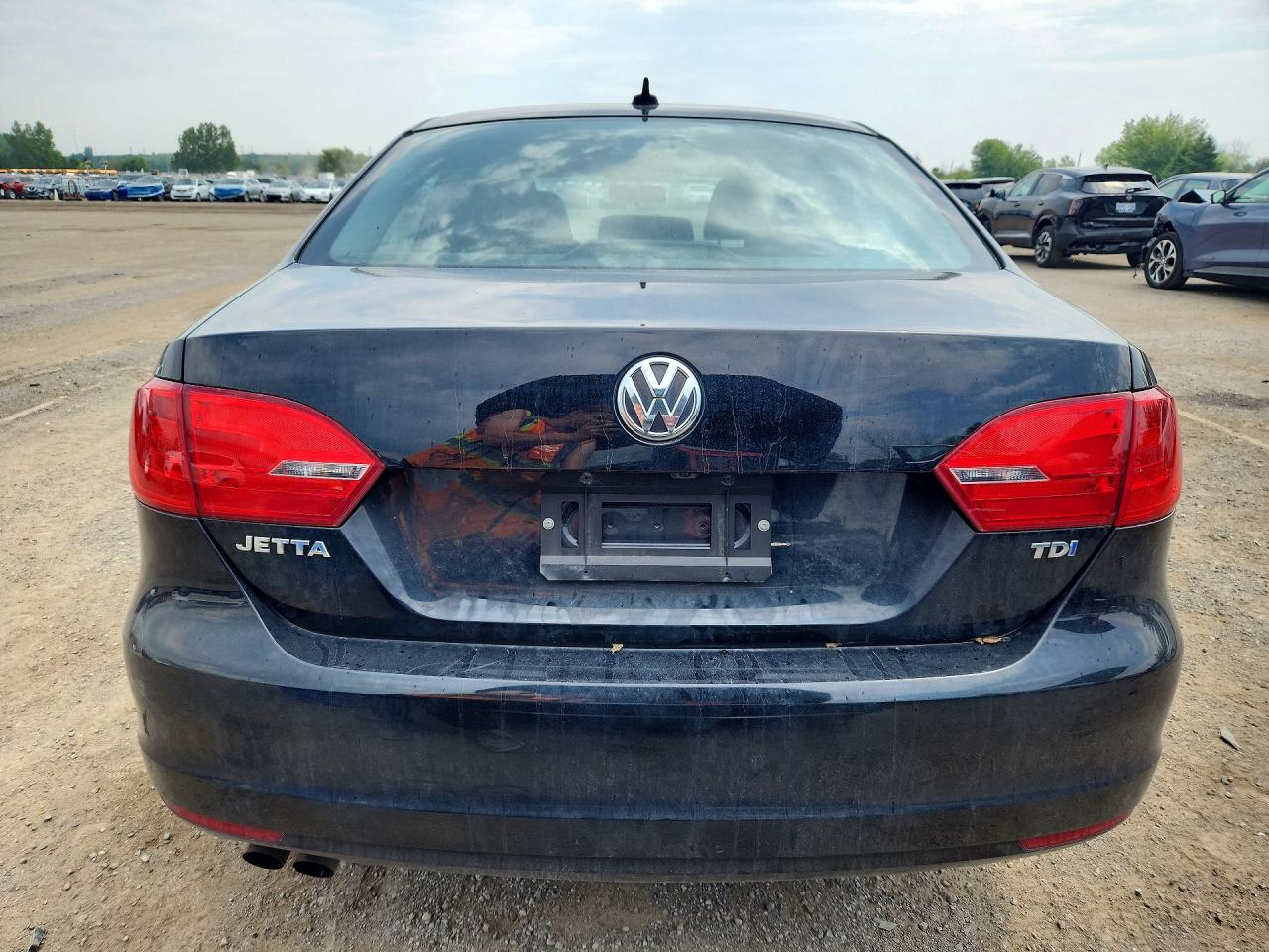 2014 Volkswagen Jetta Tdi Black vin: 3VWWL7AJ0EM300396