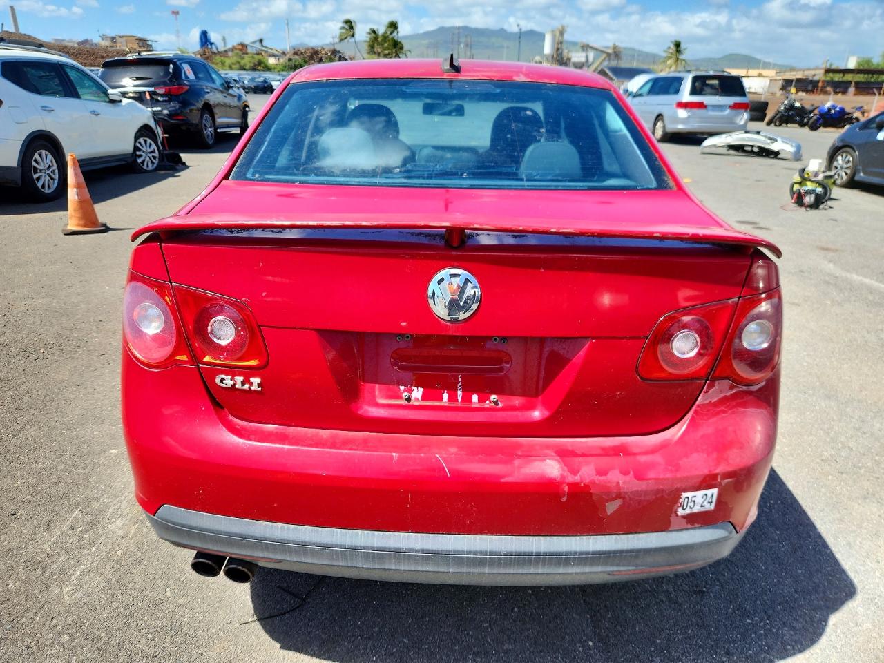 2006 Volkswagen Jetta Gli Option Package 2 Red vin: 3VWXJ71K16M638653