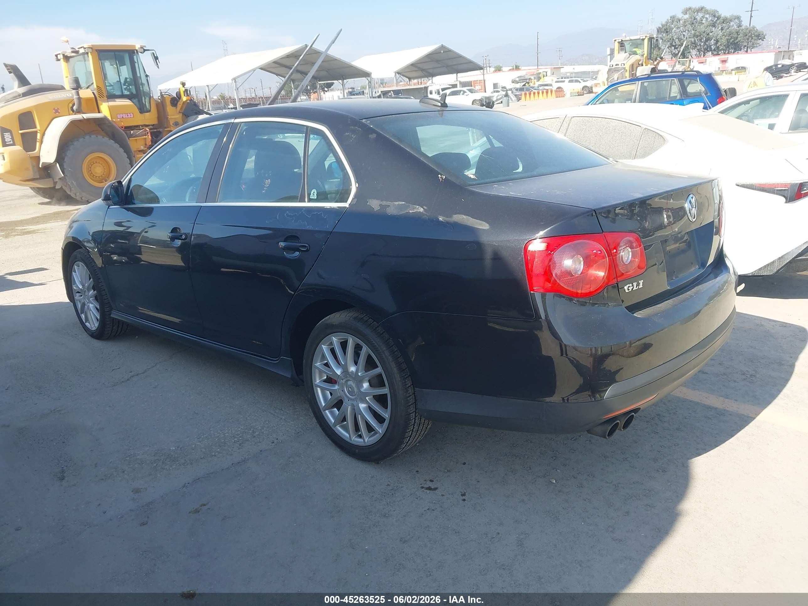 2006 Volkswagen Jetta Gli Black vin: 3VWXJ71K76M655411