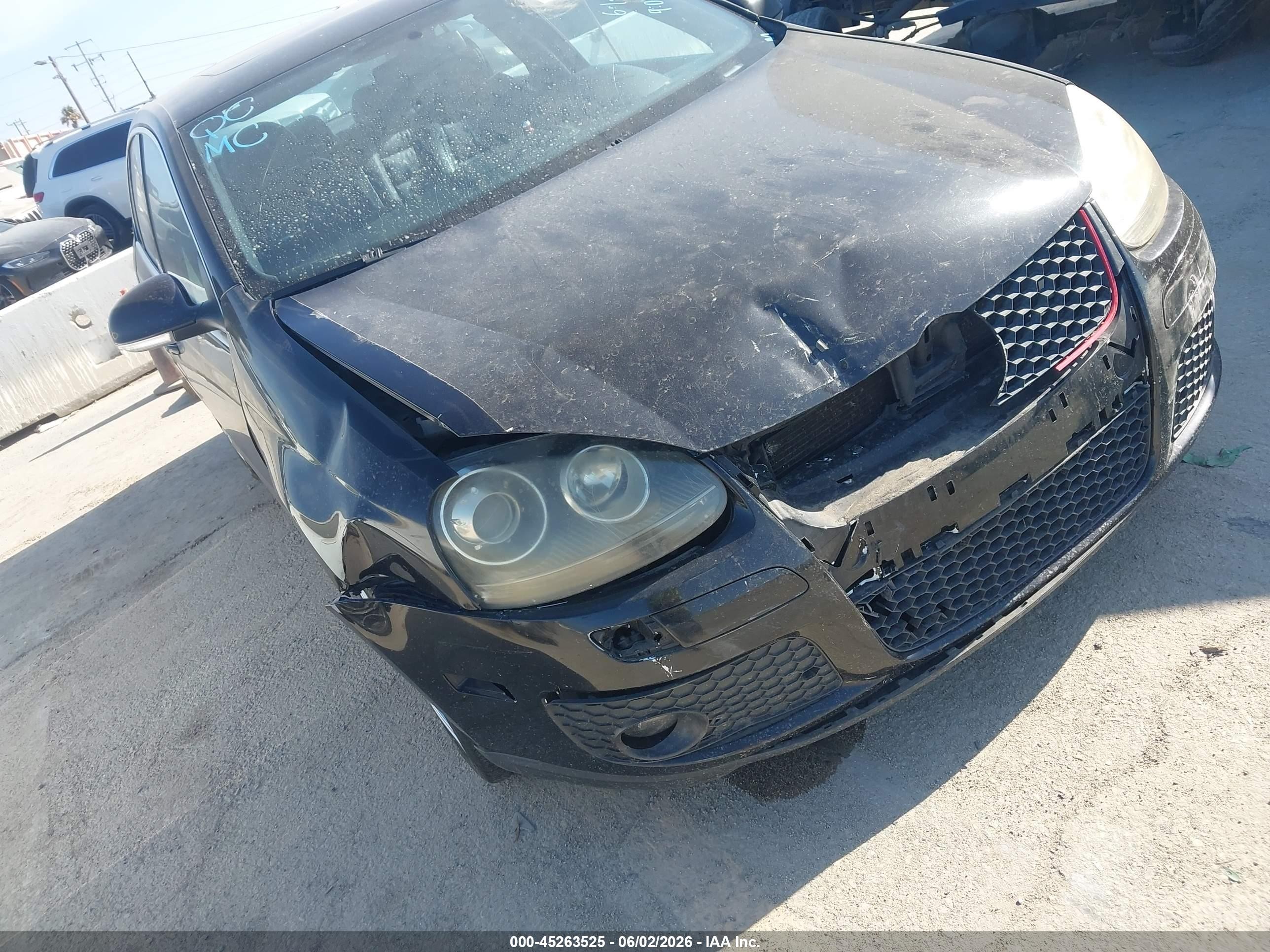 2006 Volkswagen Jetta Gli Black vin: 3VWXJ71K76M655411