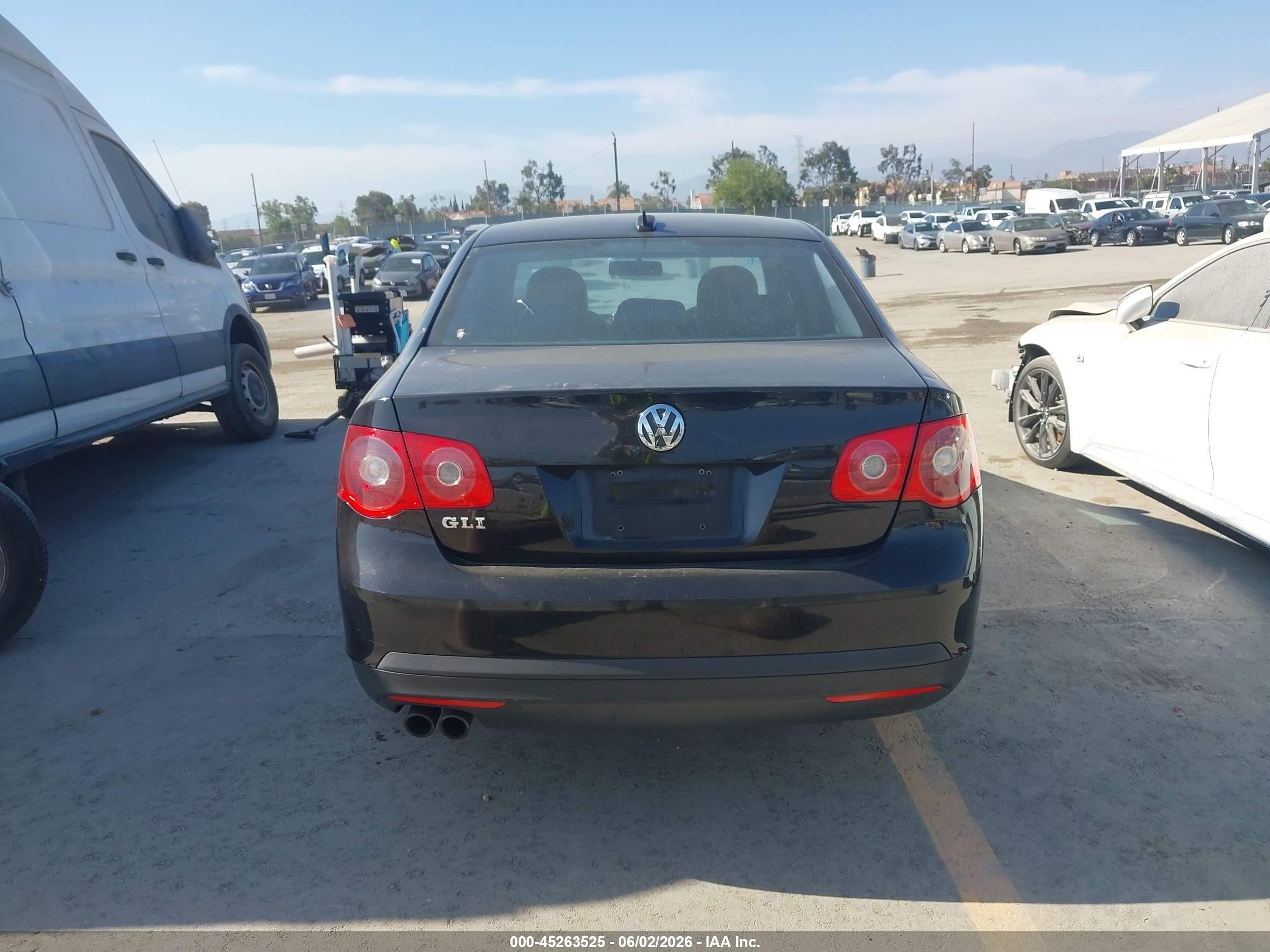 2006 Volkswagen Jetta Gli Black vin: 3VWXJ71K76M655411