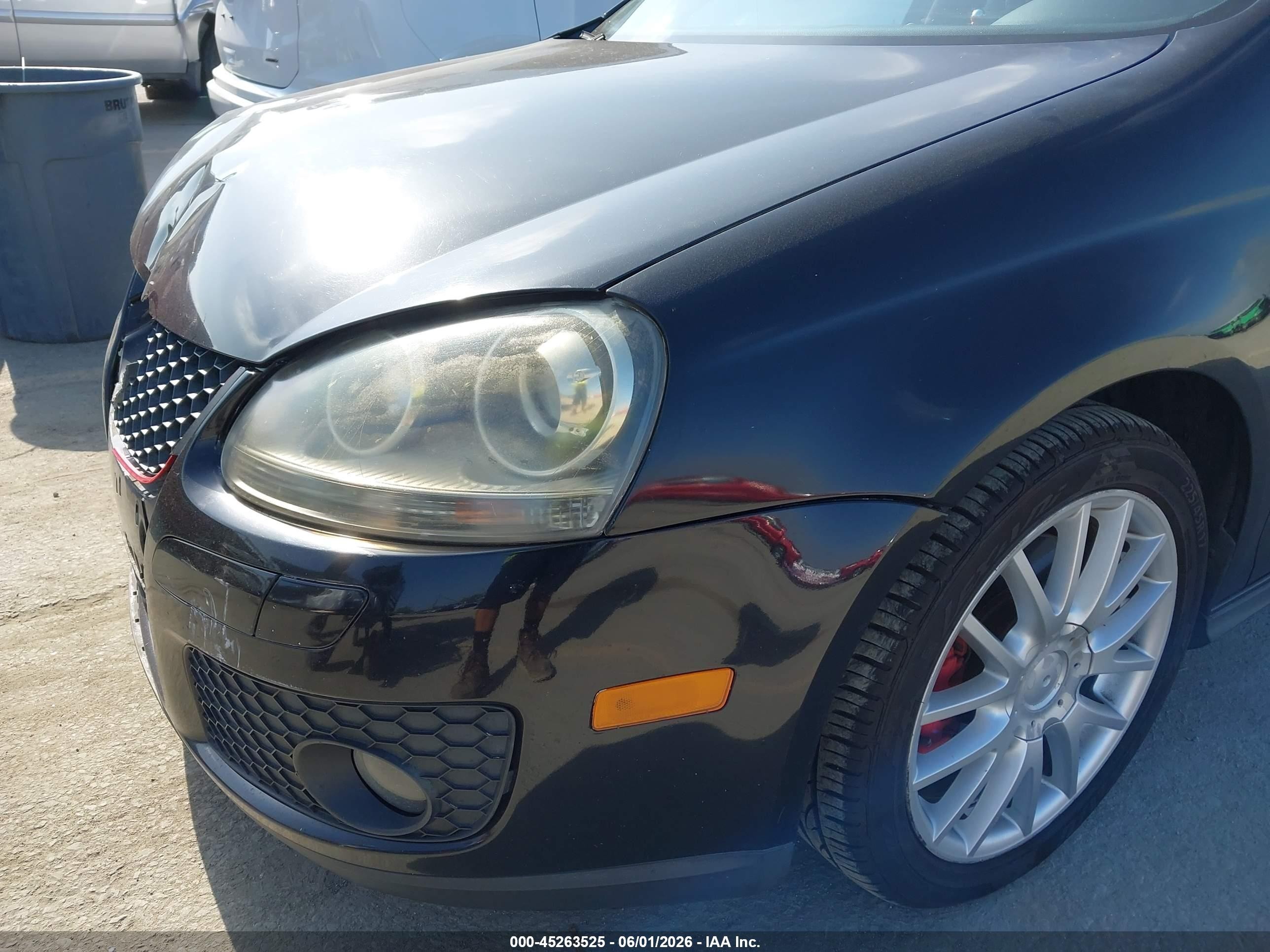 2006 Volkswagen Jetta Gli Black vin: 3VWXJ71K76M655411