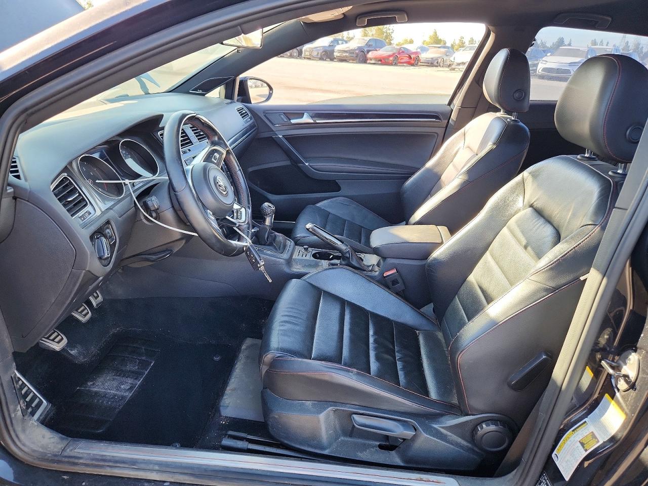 2015 Volkswagen Gti Black vin: 3VWYT7AU4FM047992