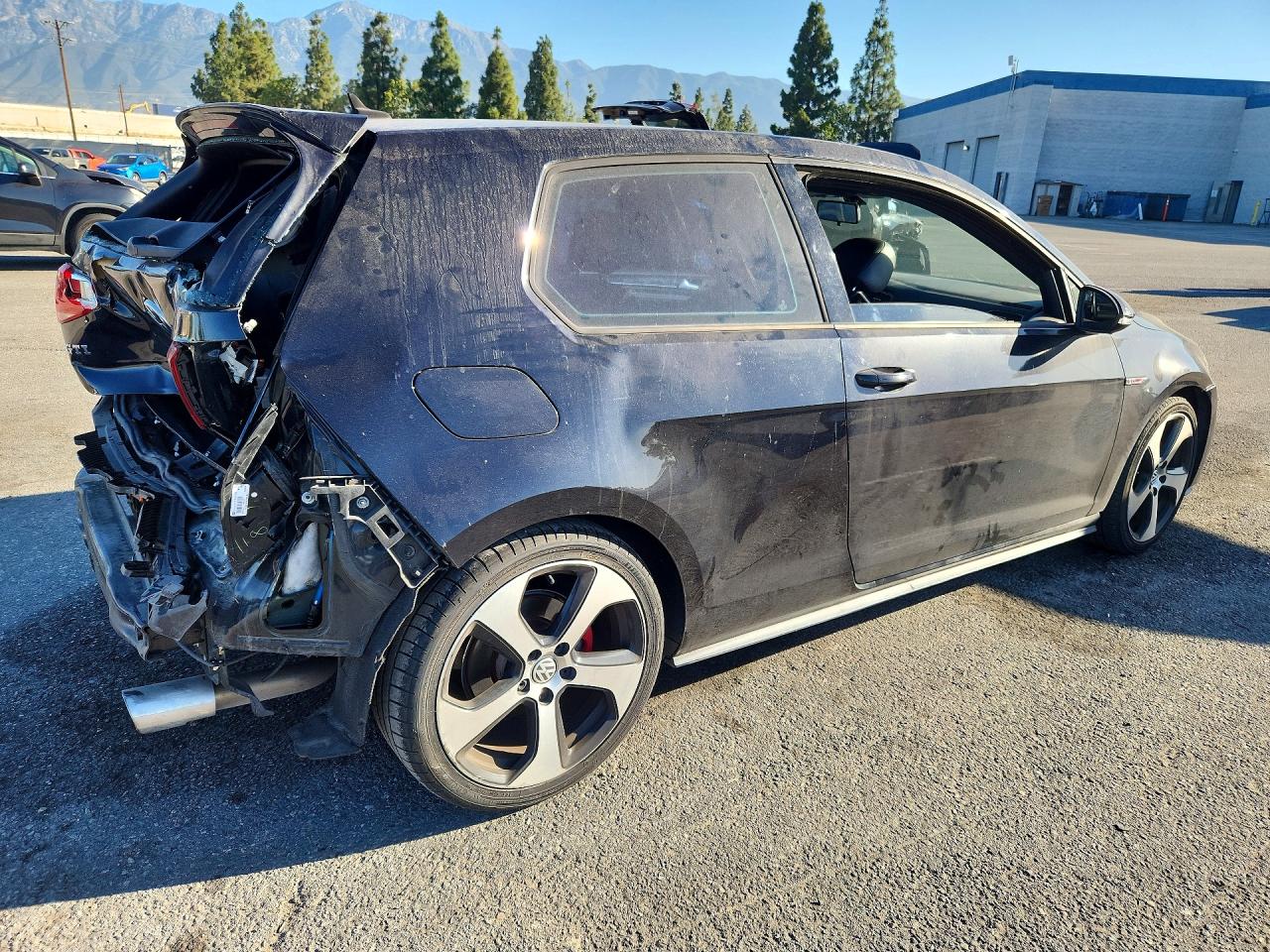 2015 Volkswagen Gti Black vin: 3VWYT7AU4FM047992